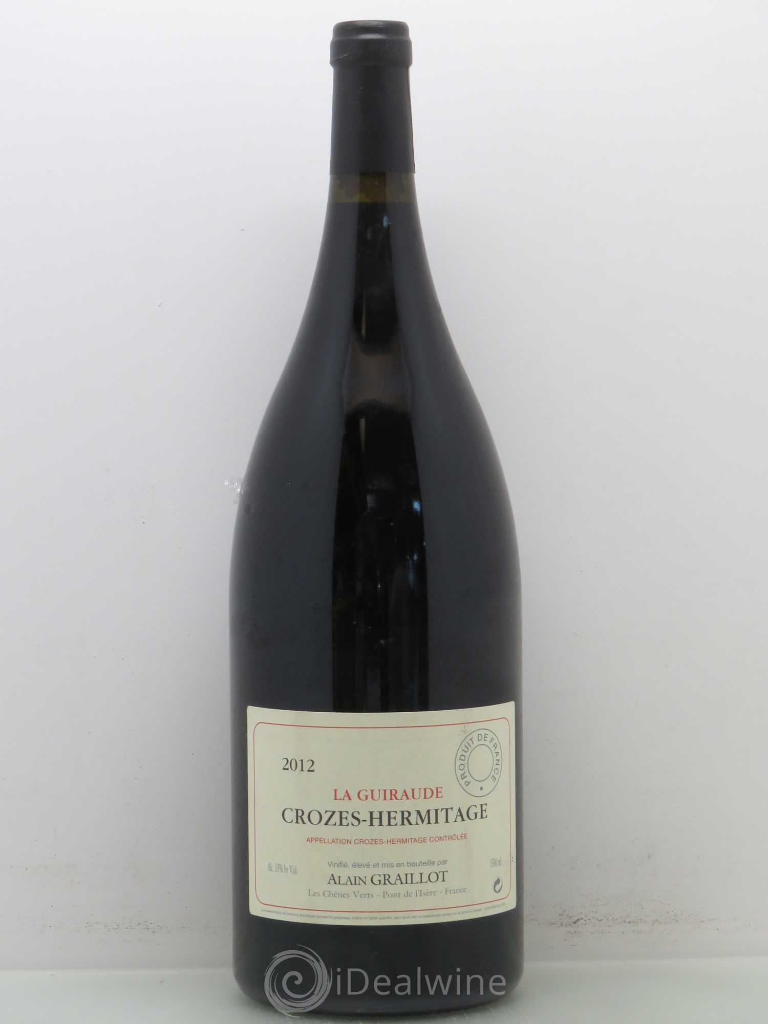 Crozes-Hermitage La Guiraude Domaine Graillot 2012 - Lot de 1 magnum - 0