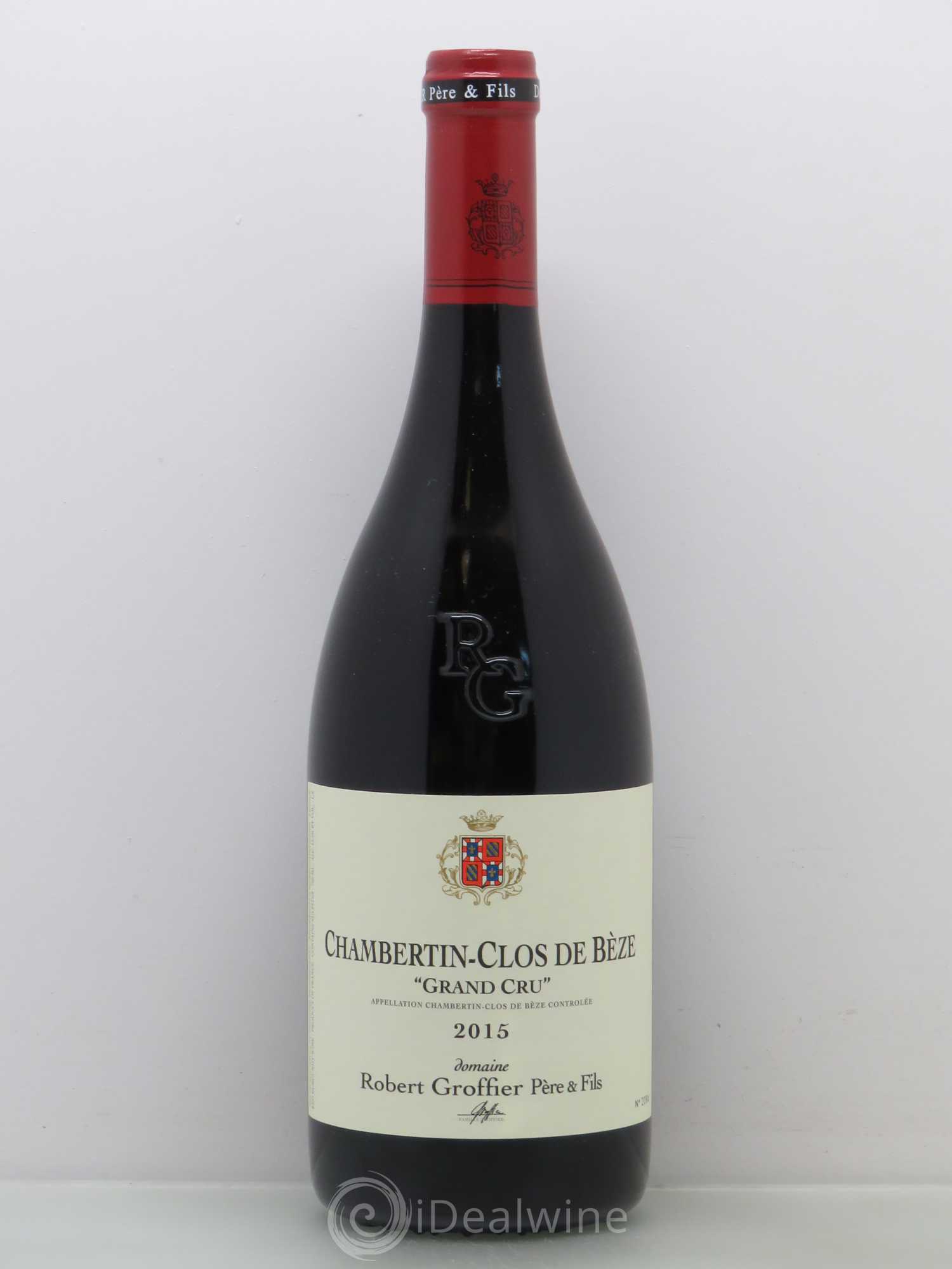 Chambertin Clos de Bèze Grand Cru Robert Groffier Père & Fils (Domaine) 2015 - Lot de 1 bouteille - 0