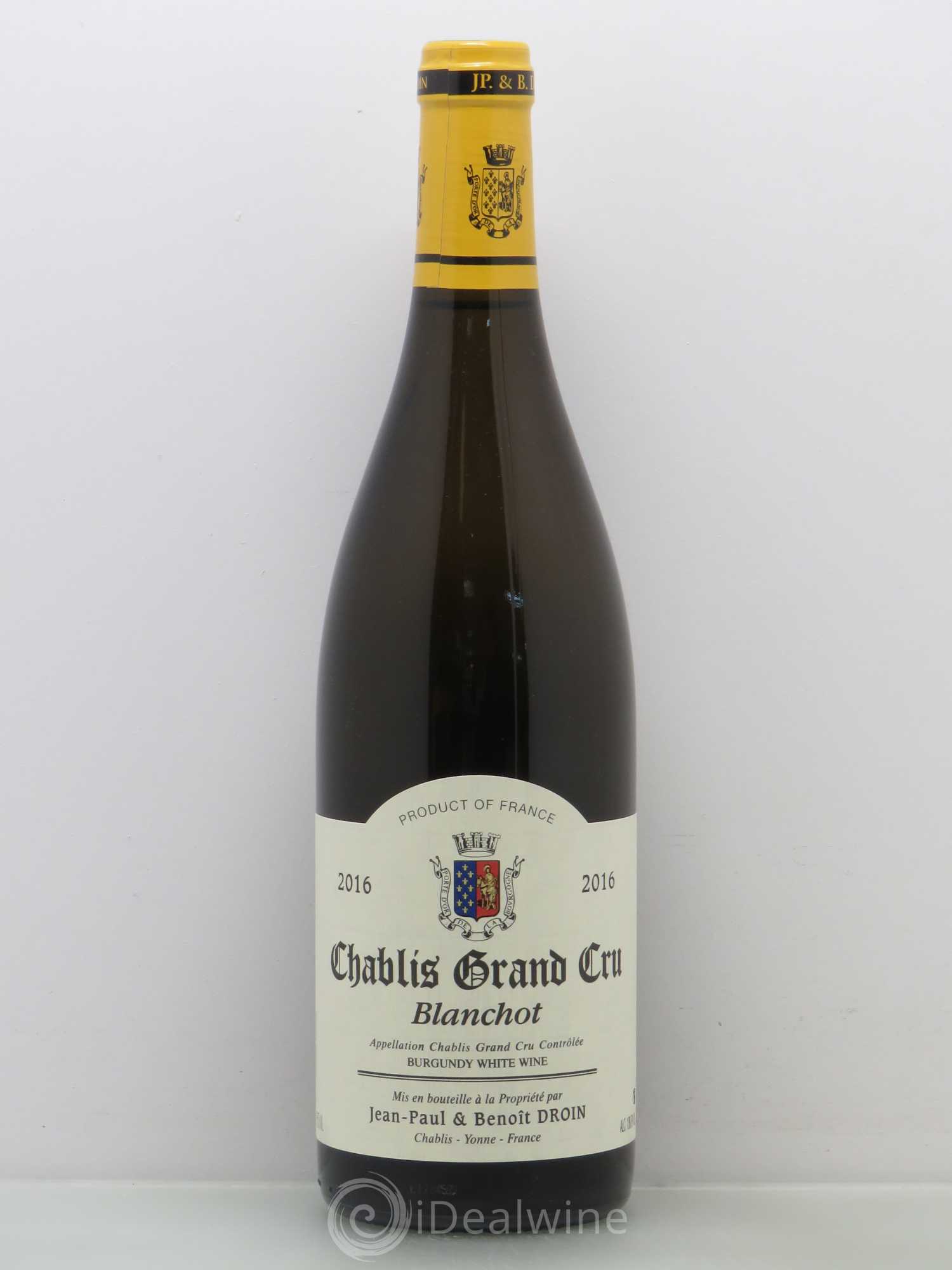 Chablis Grand Cru Blanchot Droin 2016 - Posten von 1 Flasche - 0