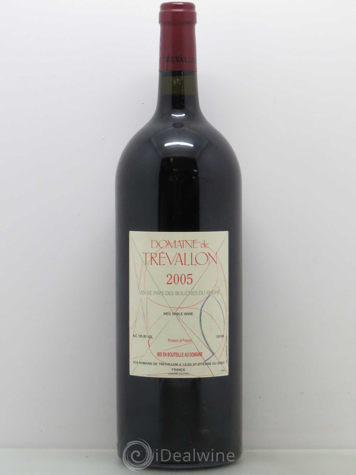 VDP Bouches du Rhône Trévallon (Domaine de) Eloi Dürrbach 2005 - Lot de 1 magnum - 0