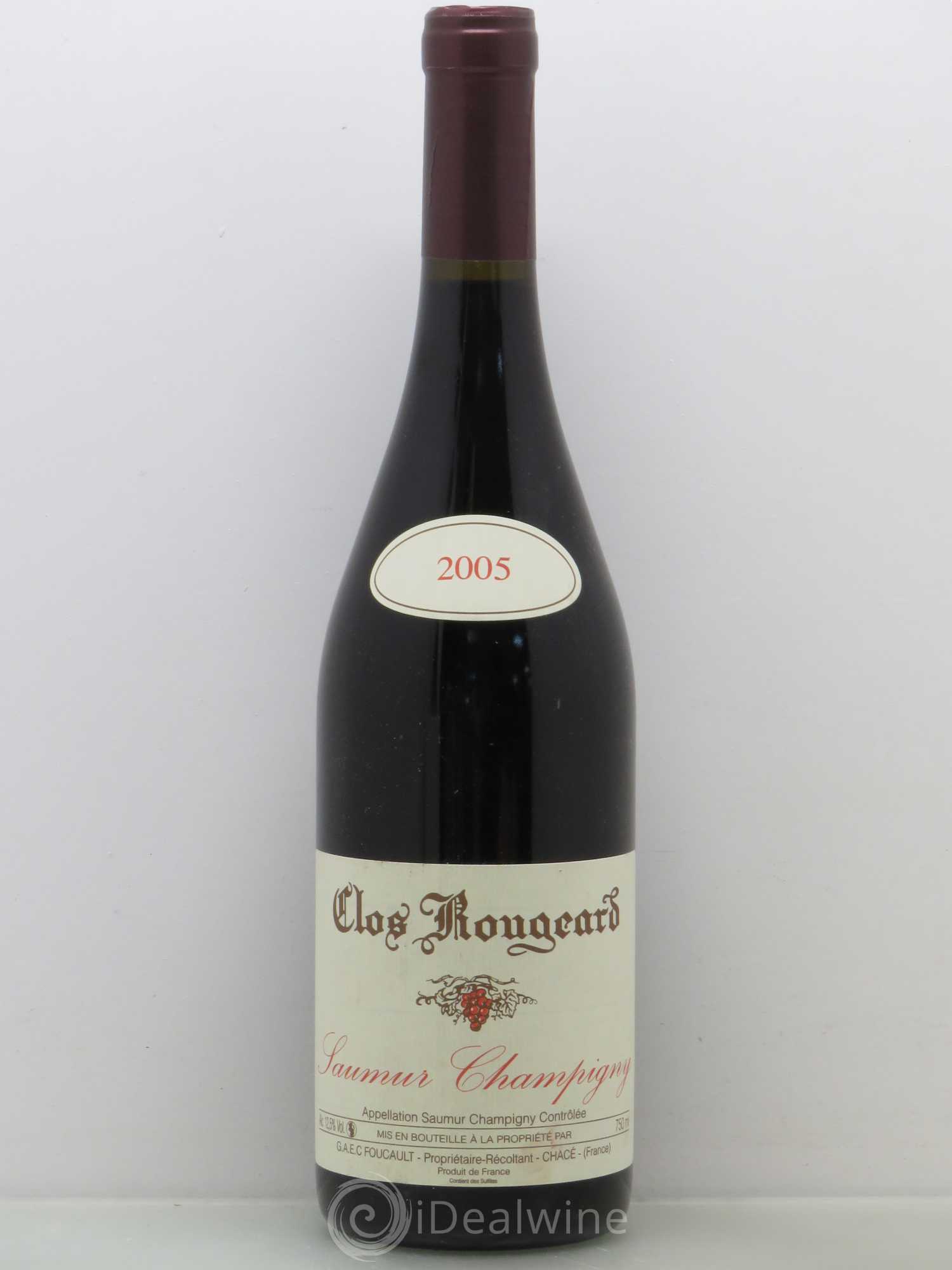 Saumur-Champigny Clos Rougeard 2005 - Lot de 1 bouteille - 0