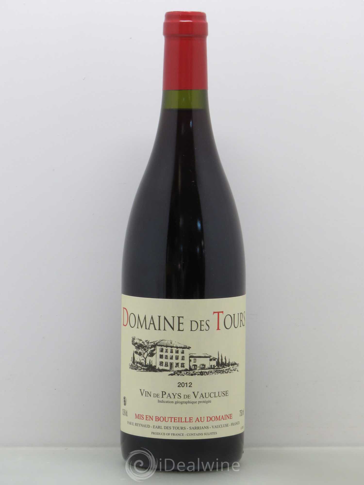 Vaucluse (Vin de Pays de Vaucluse) Domaine des Tours Emmanuel Reynaud 2012 - Lot de 1 bouteille - 0