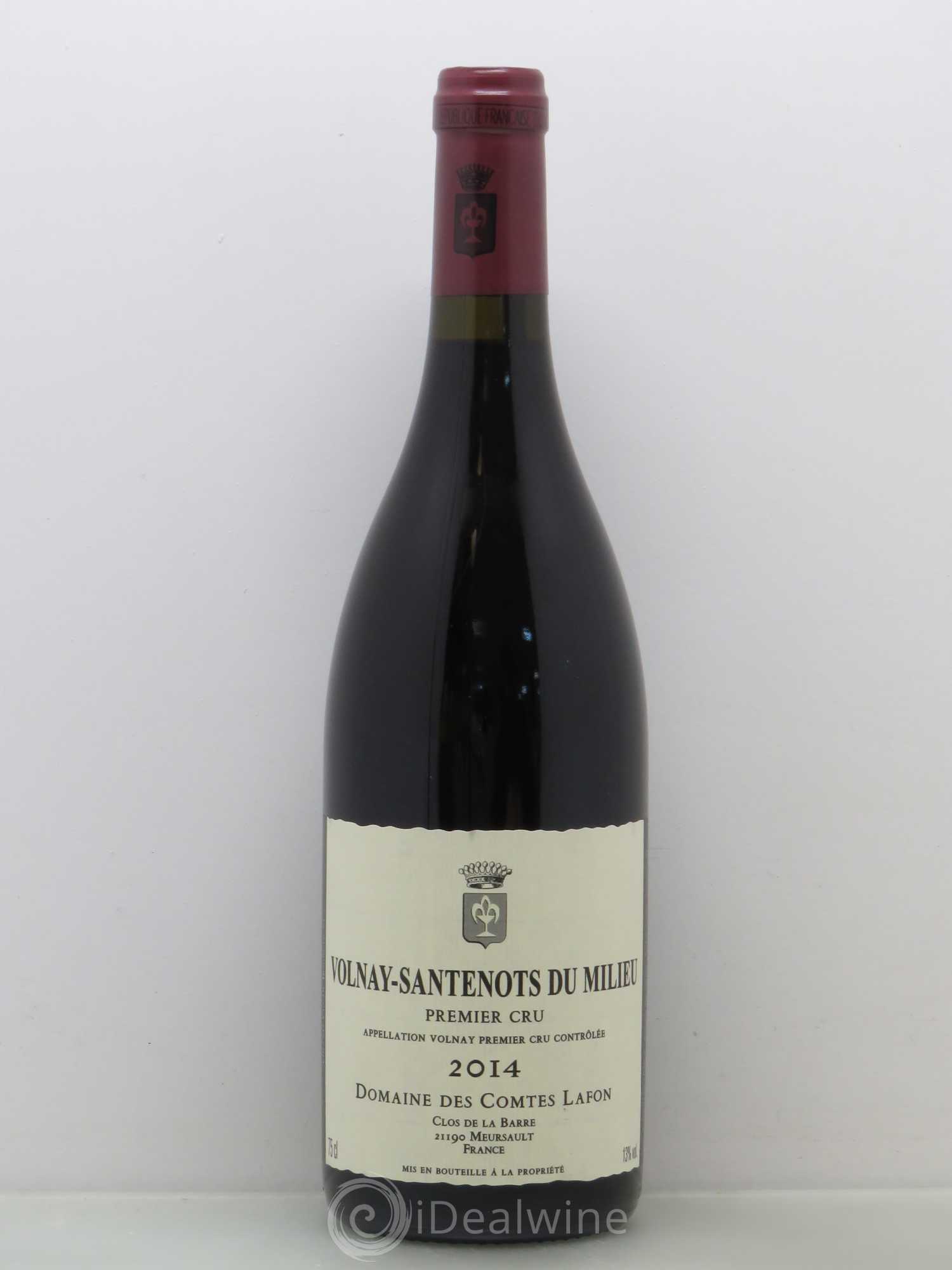 Volnay 1er Cru Santenots du Milieu Comtes Lafon (Domaine des) 2014 - Lot de 1 bouteille - 0