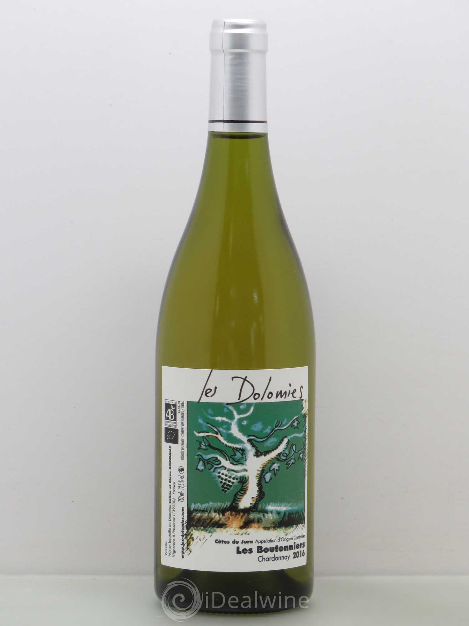 Côtes du Jura Les Boutonniers Domaine Les Dolomies 2016 - Posten von 1 Flasche - 0