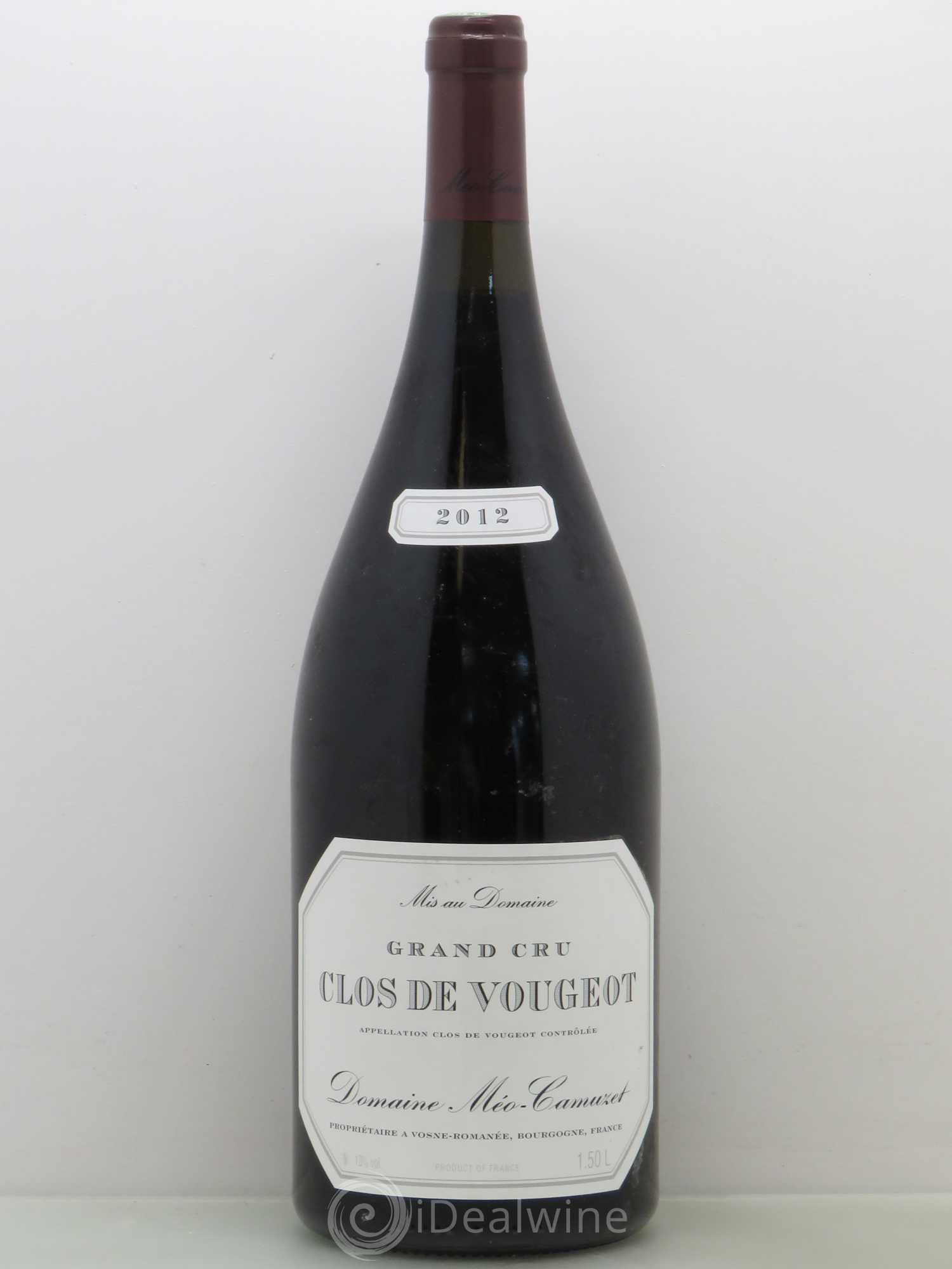 Clos de Vougeot Grand Cru Méo-Camuzet (Domaine) 2012 - Lot de 1 magnum - 0