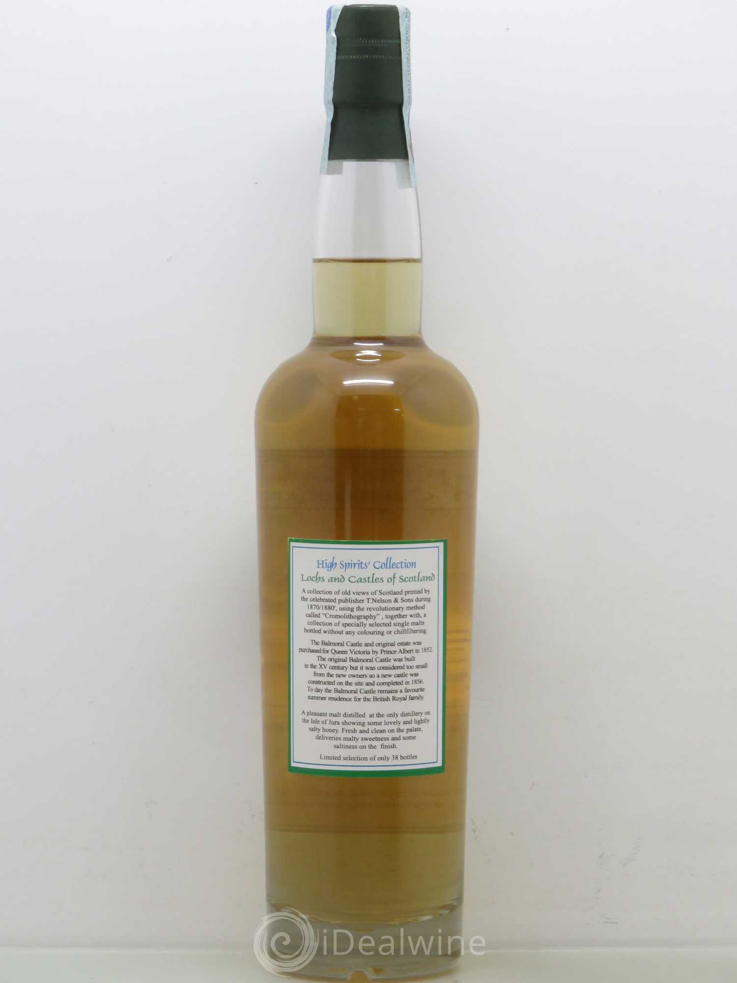 Whisky Islands Jura 16 years old High Spirits selection Lochs and Castles of Scotland 1991 - Posten von 1 Flasche - 1