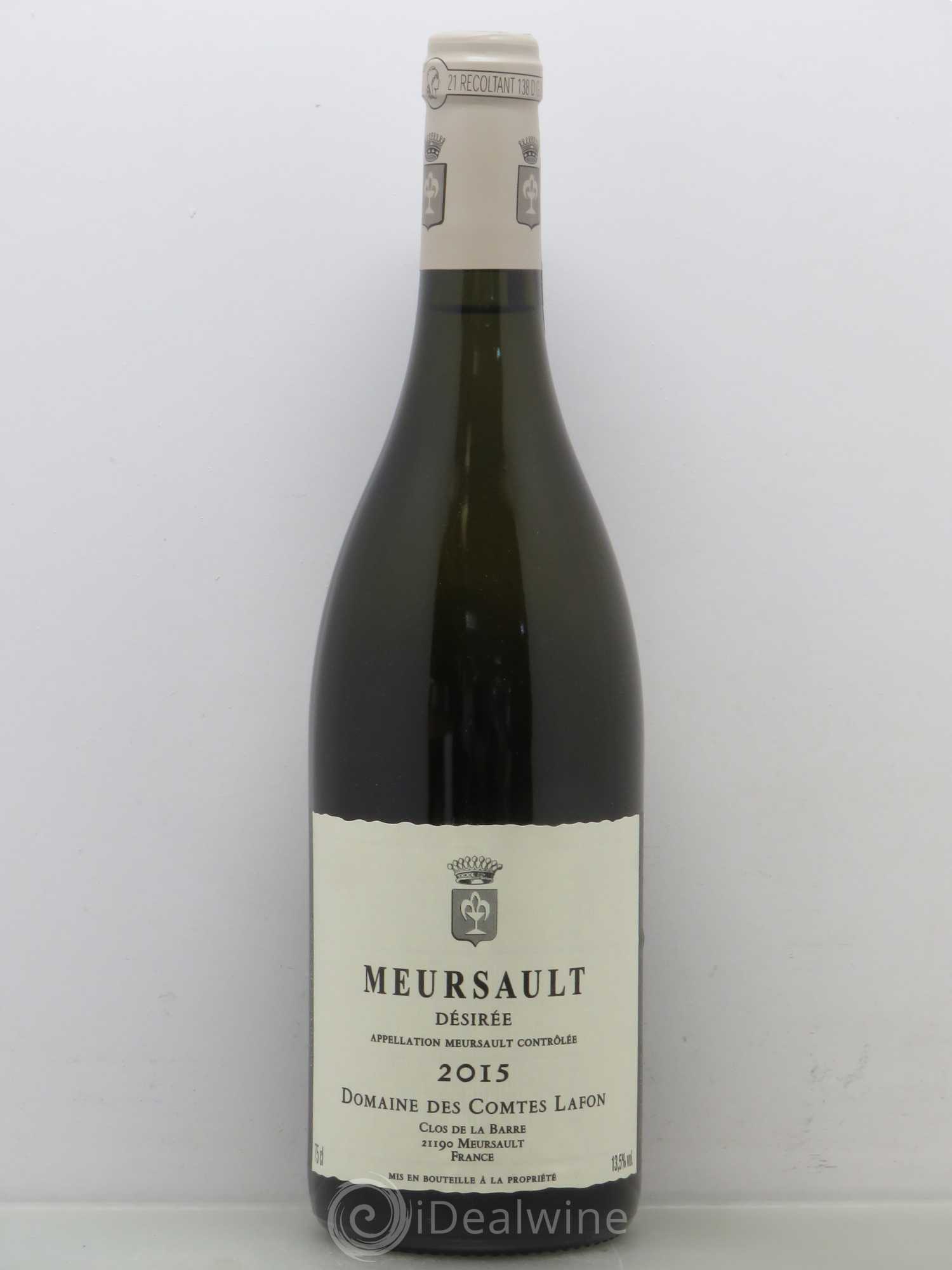 Meursault Désirée Comtes Lafon (Domaine des) 2015 - Lot de 1 bouteille - 0