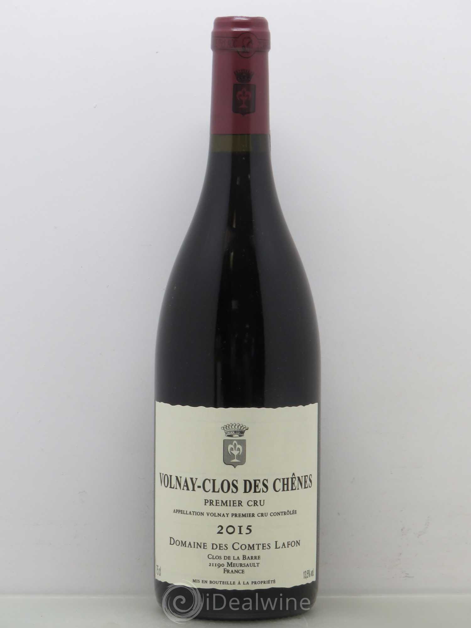Volnay 1er Cru Clos des Chênes Comtes Lafon (Domaine des) 2015 - Lot de 1 bouteille - 0