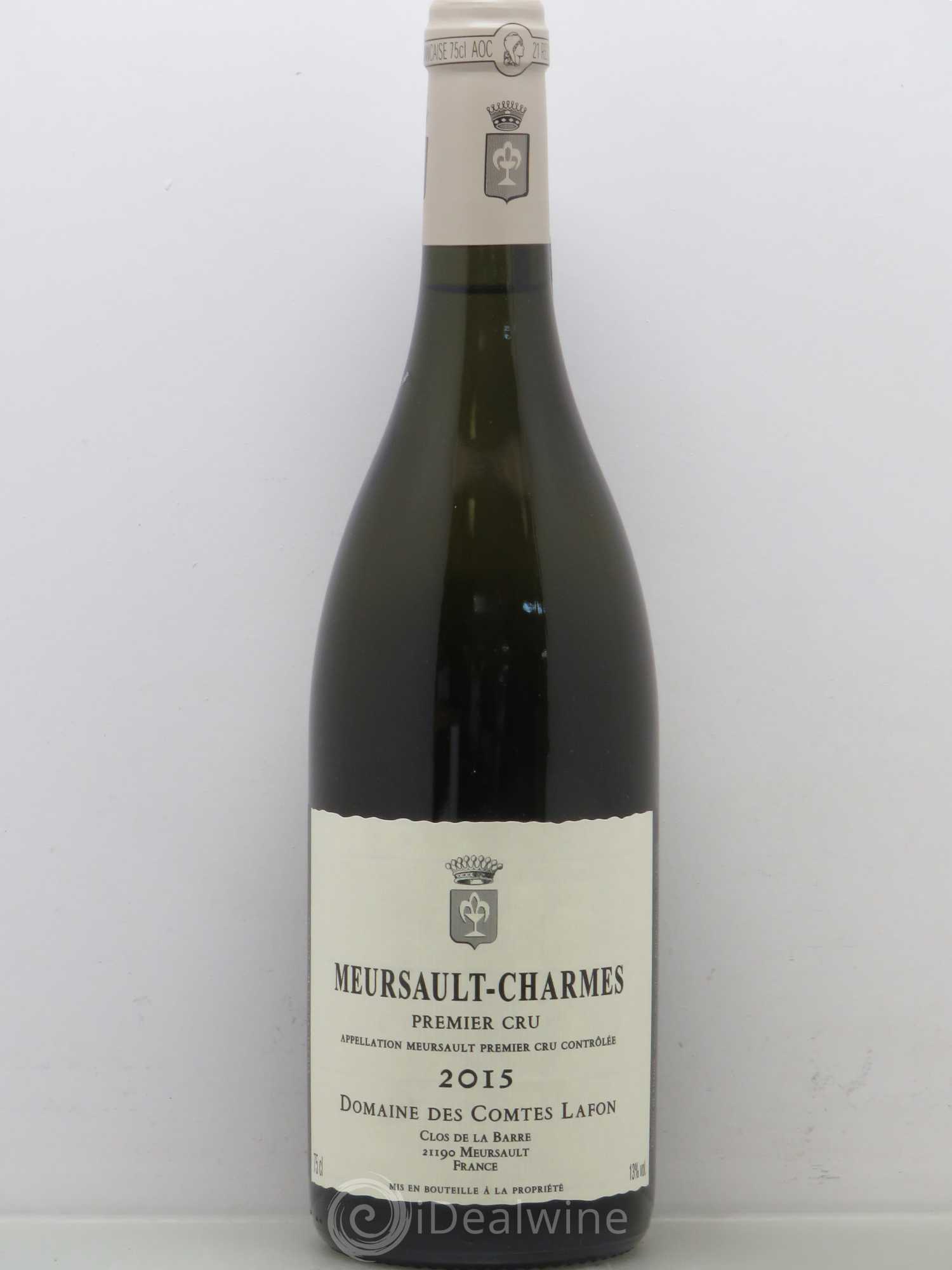 Meursault 1er Cru Charmes Comtes Lafon (Domaine des) 2015 - Lot de 1 bouteille - 0