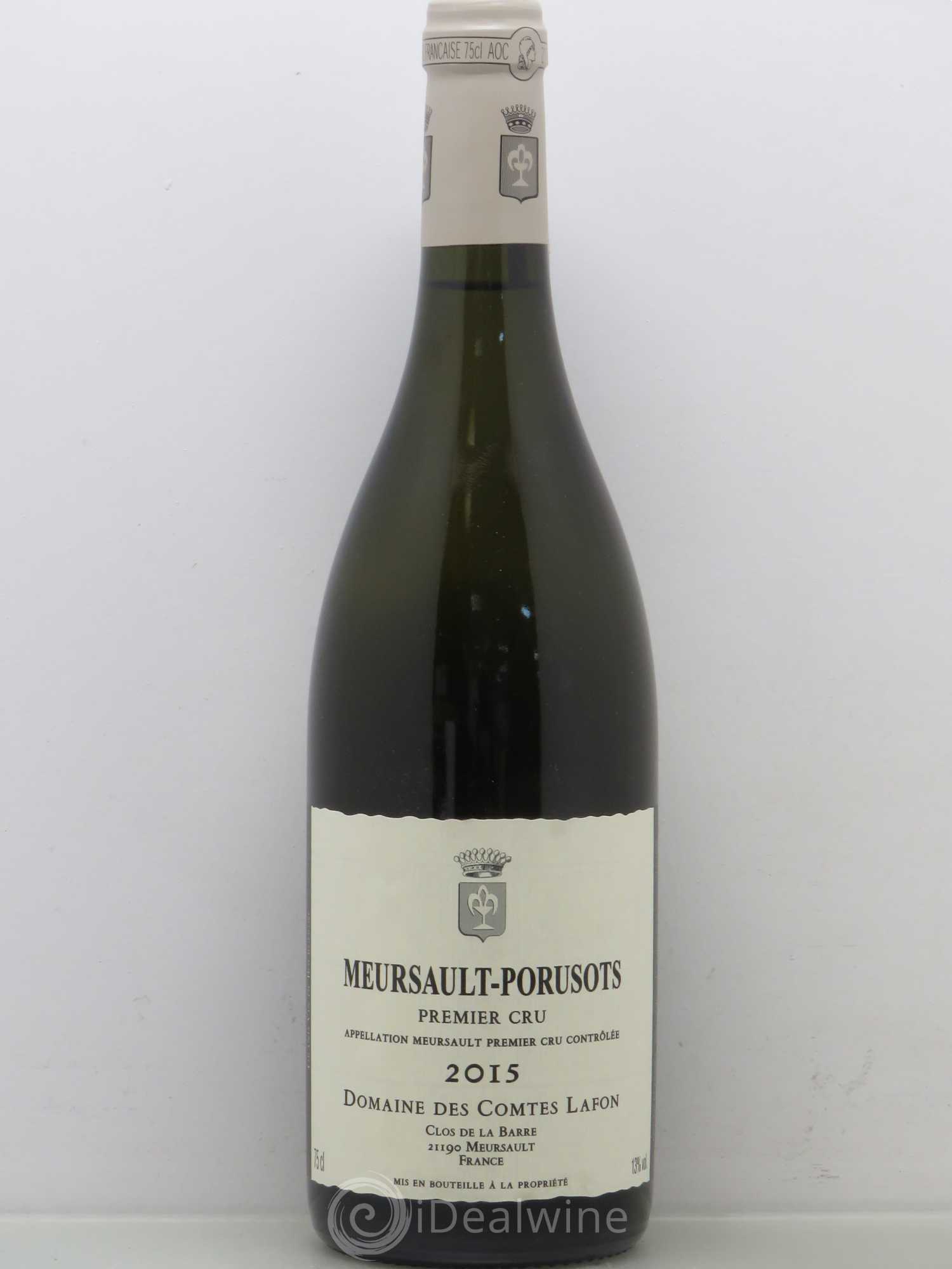 Meursault 1er Cru Porusots Comtes Lafon (Domaine des) 2015 - Lot de 1 bouteille - 0