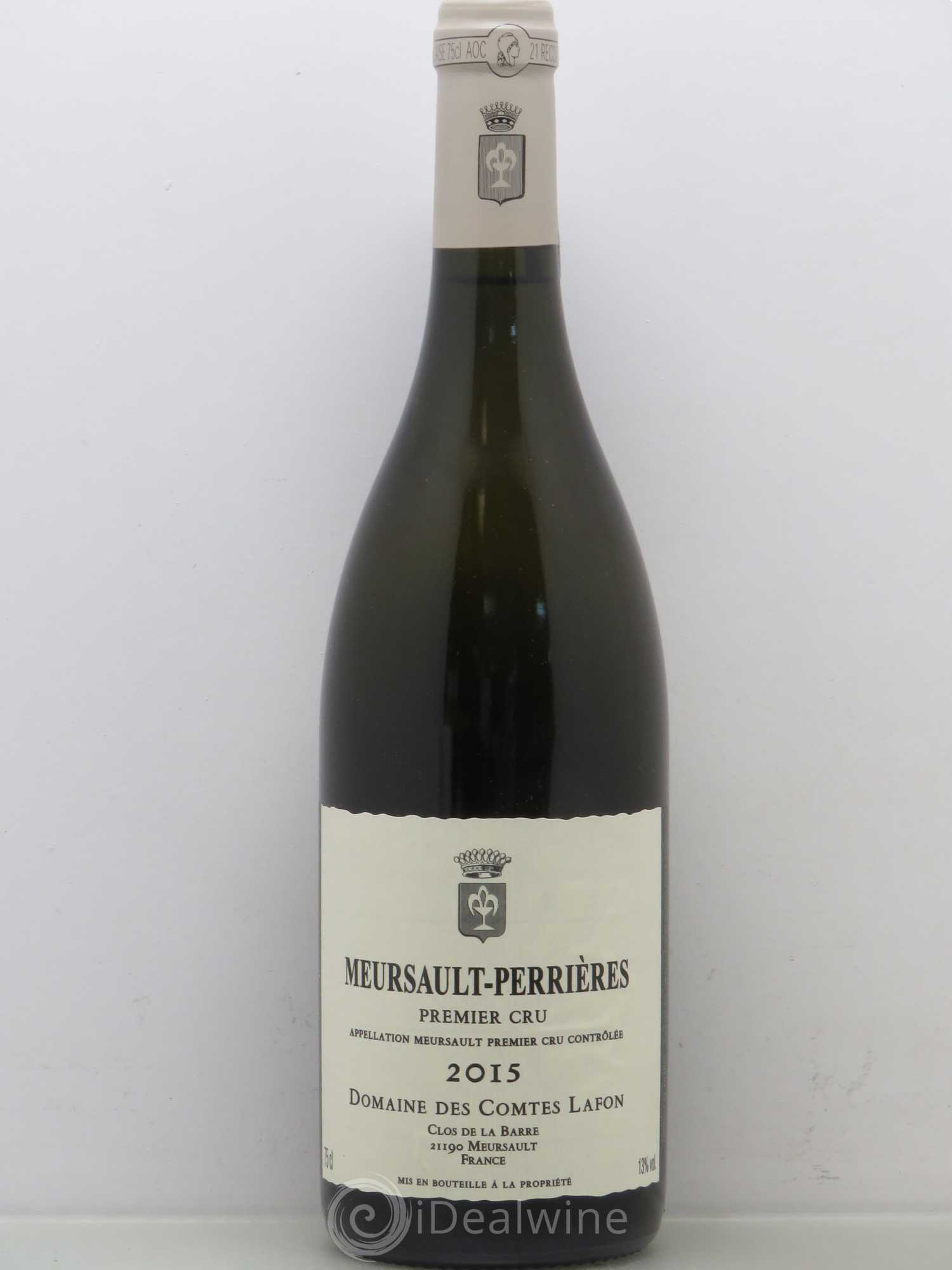 Meursault 1er Cru Perrières Comtes Lafon (Domaine des) 2015 - Lot de 1 bouteille - 0