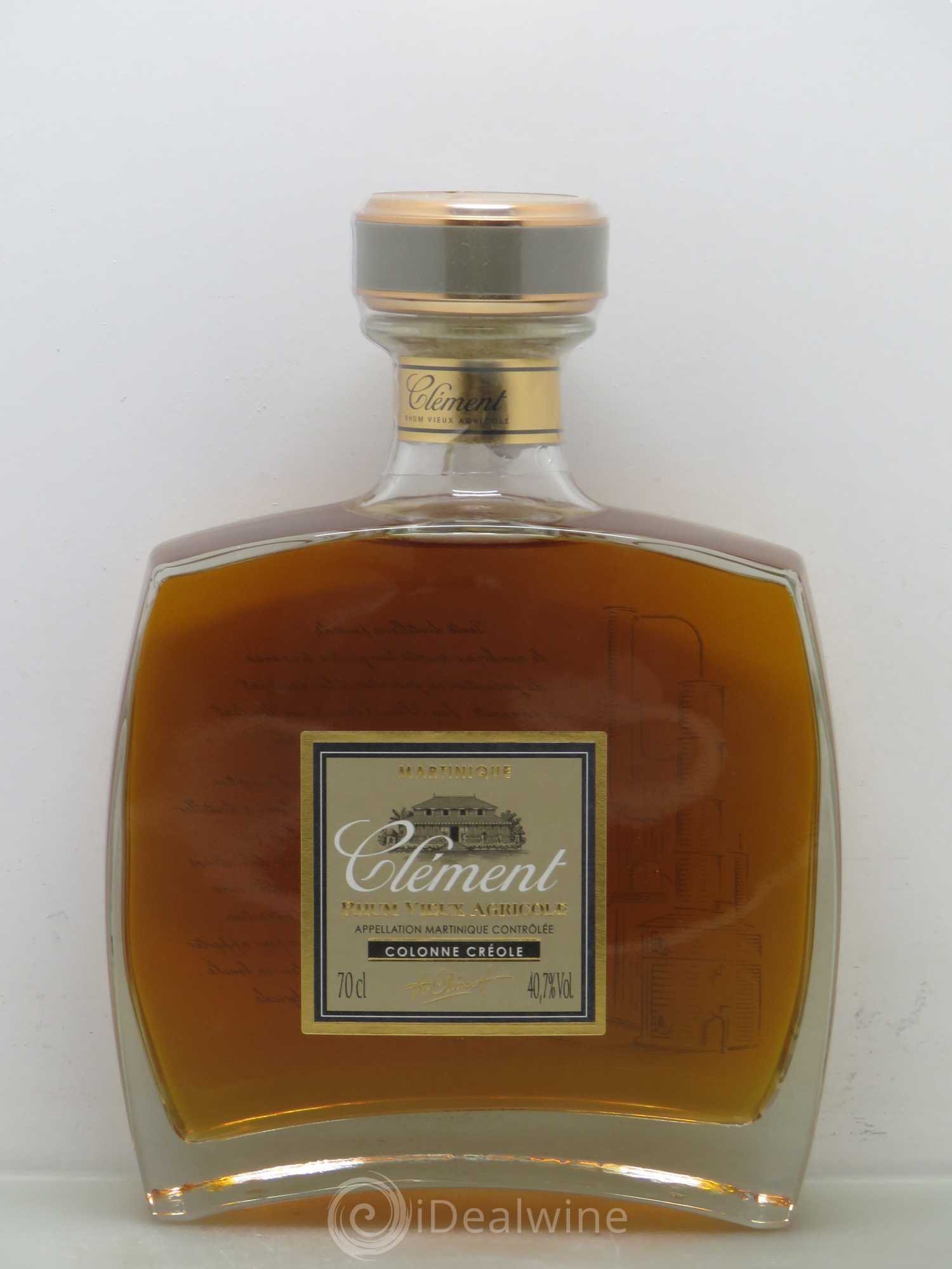 Rhum Martinique Vieux Rhum Agricole Colonne Créole - Maison Clément - Lotto di 1 bottiglia - 0