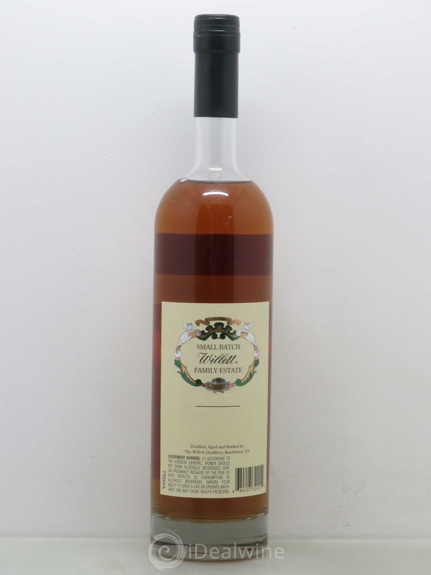 Whisky Willett Family Estate Straight Rye Small Batch Rare release 3 ans 110,4 barrel proof 55,7° - Posten von 1 Flasche - 1