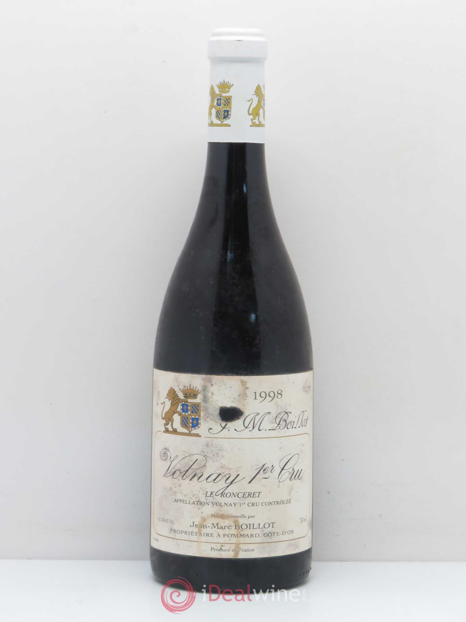 Volnay 1er Cru Le Ronceret Jean-Marc Boillot 1998 - Lot de 1 bouteille - 0