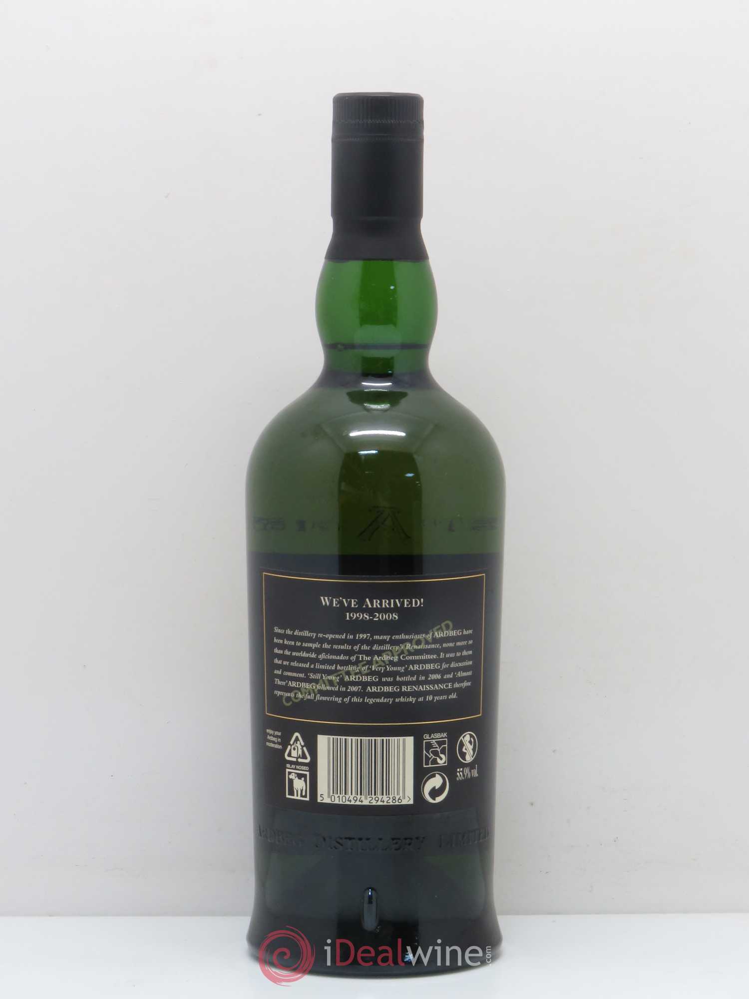 Whisky Ecosse Islay Ardbeg  Renaissance 55,9 ° 1998 - Lot of 1 bottle - 1