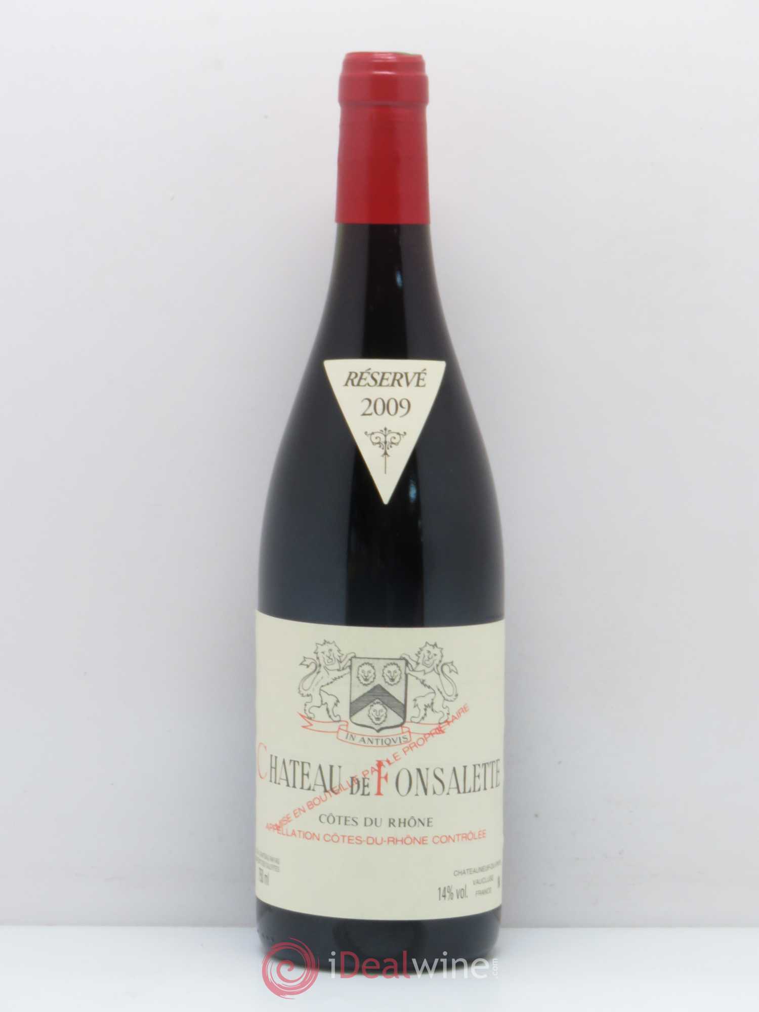 Côtes-du-Rhône Château de Fonsalette Emmanuel Reynaud 2009 - Lot de 1 bouteille - 0