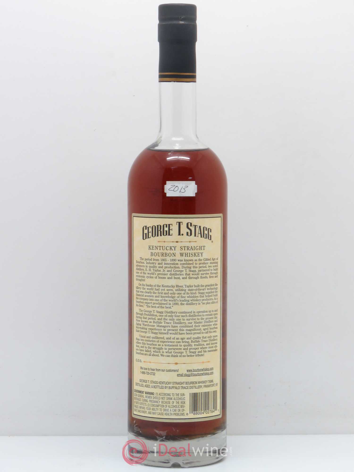 Whisky USA Kentucky George T STAGG Bourbon Barrel proof limited édition 64,1° 2013 - Posten von 1 Flasche - 1