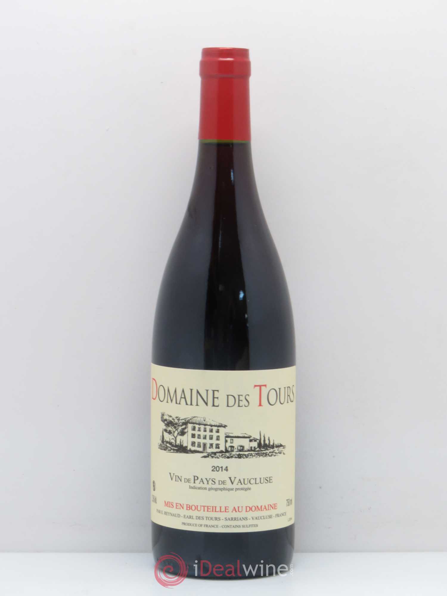 IGP Vaucluse (Vin de Pays de Vaucluse) Domaine des Tours Emmanuel Reynaud 2014 - Lot de 1 bouteille - 0