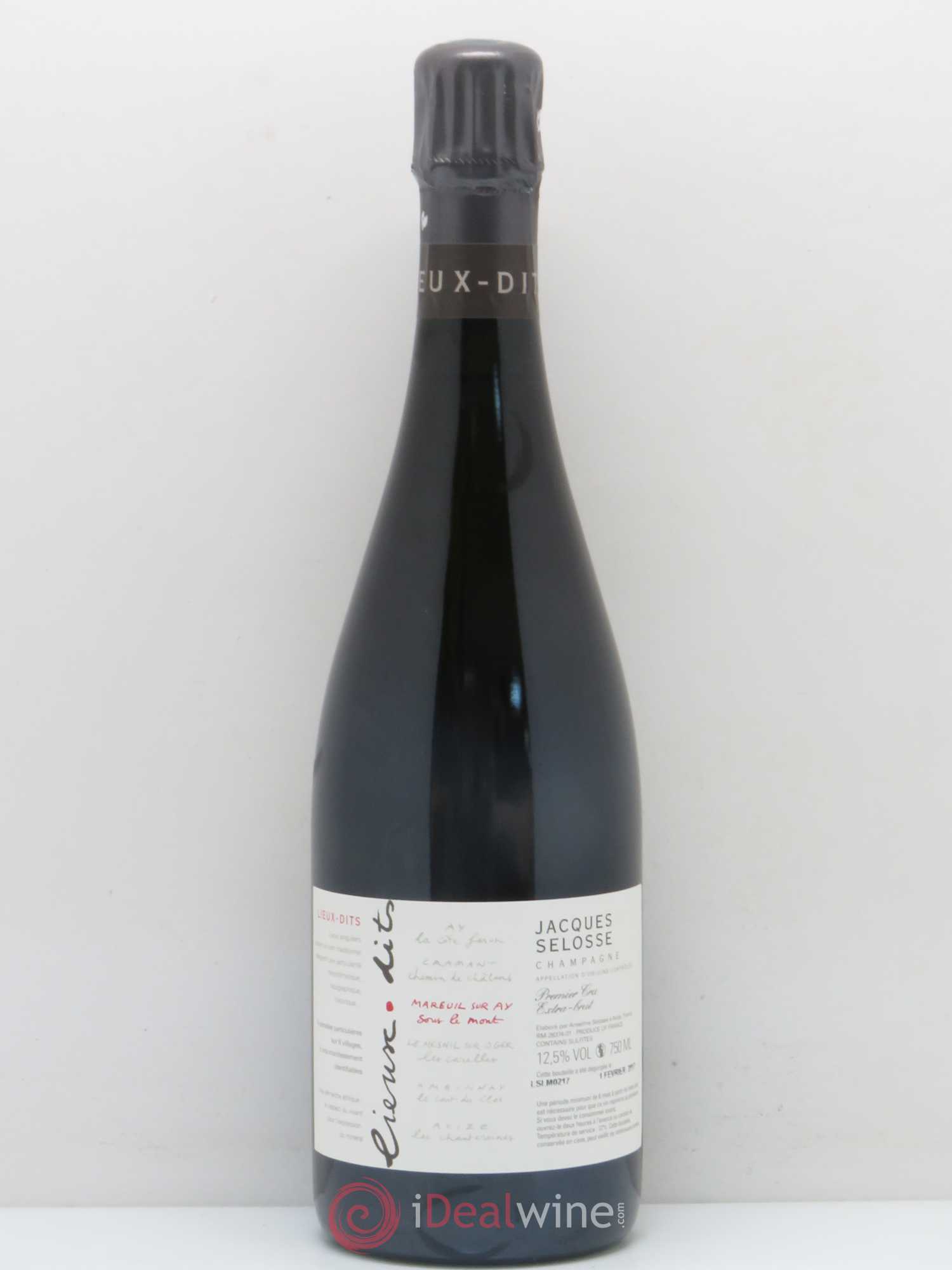 Mareuil sur Ay Sous le Mont Extra-Brut Jacques Selosse - Lot de 1 bouteille - 0