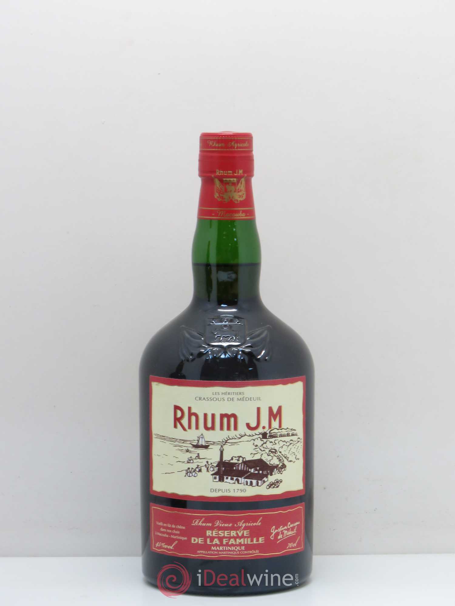 Rhum Martinique JM Très vieux Rhum agricole réserve de la famille - Posten von 1 Flasche - 0