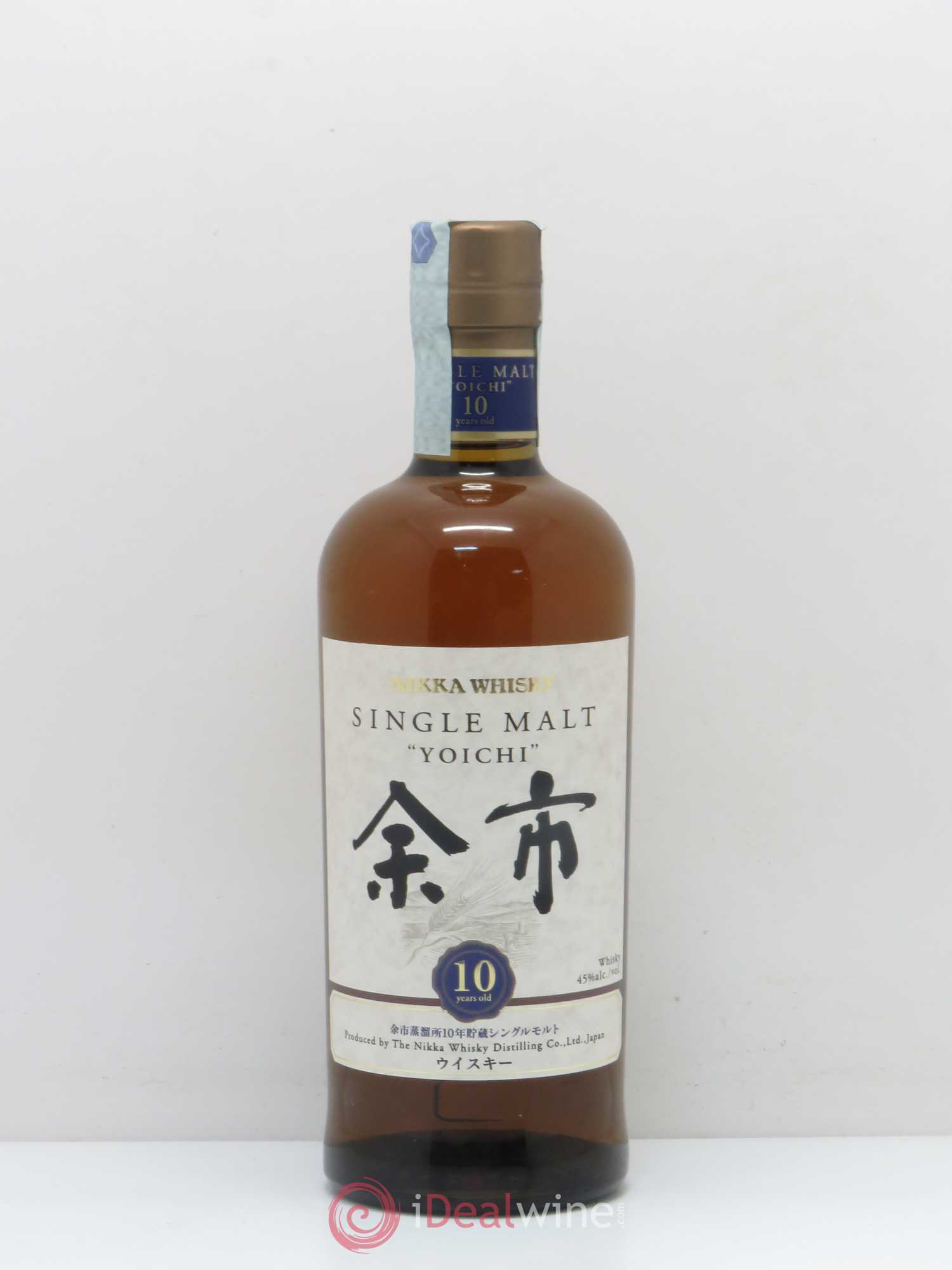 Whisky Hokkaido NIKKA DISTILLERIE YOICHI 10 ans 45% - Posten von 1 Flasche - 0