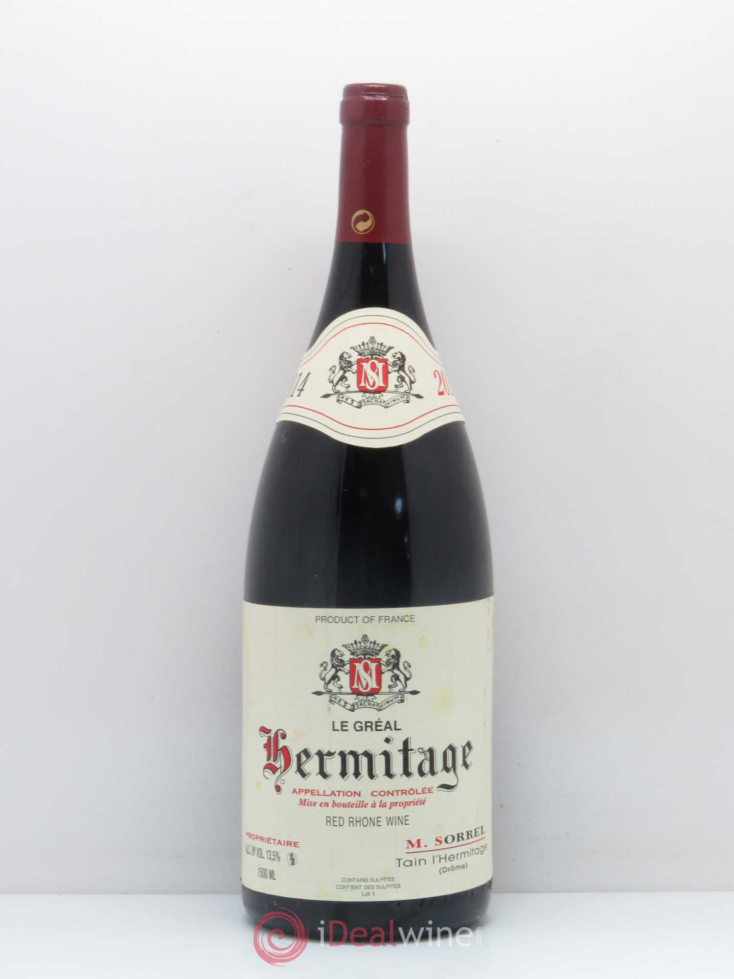 Hermitage Le Gréal Marc Sorrel 2014 - Lot de 1 magnum - 0