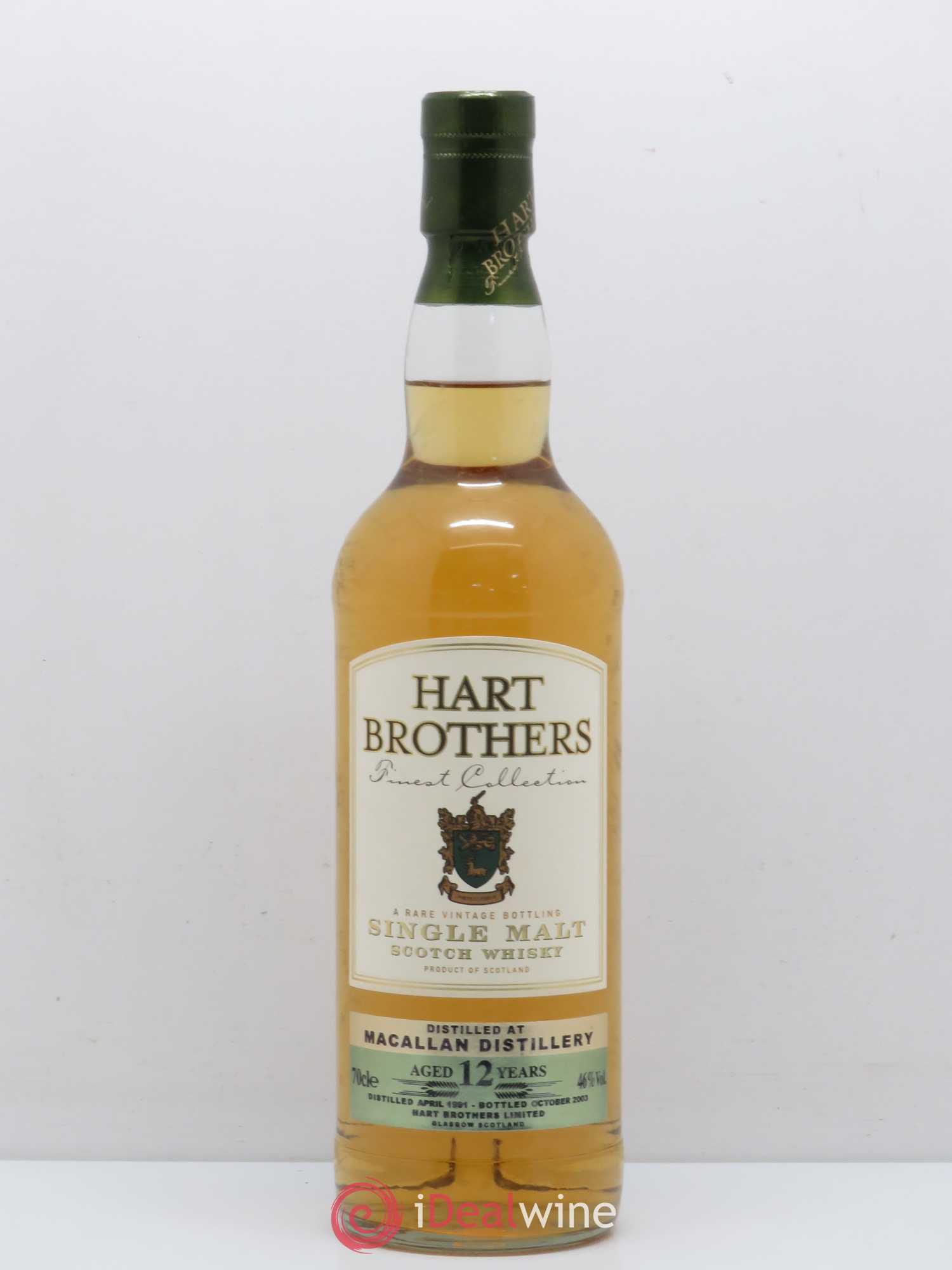 Whisky Speyside Macallan Hart Brothers 12 ans d'âge 1991 - Posten von 1 Flasche - 0