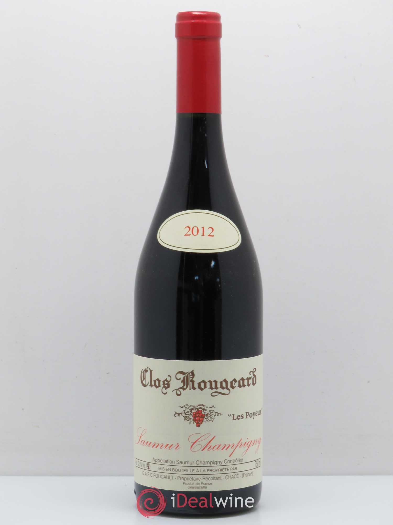 Saumur-Champigny Les Poyeux Clos Rougeard 2012 - Lot de 1 bouteille - 0