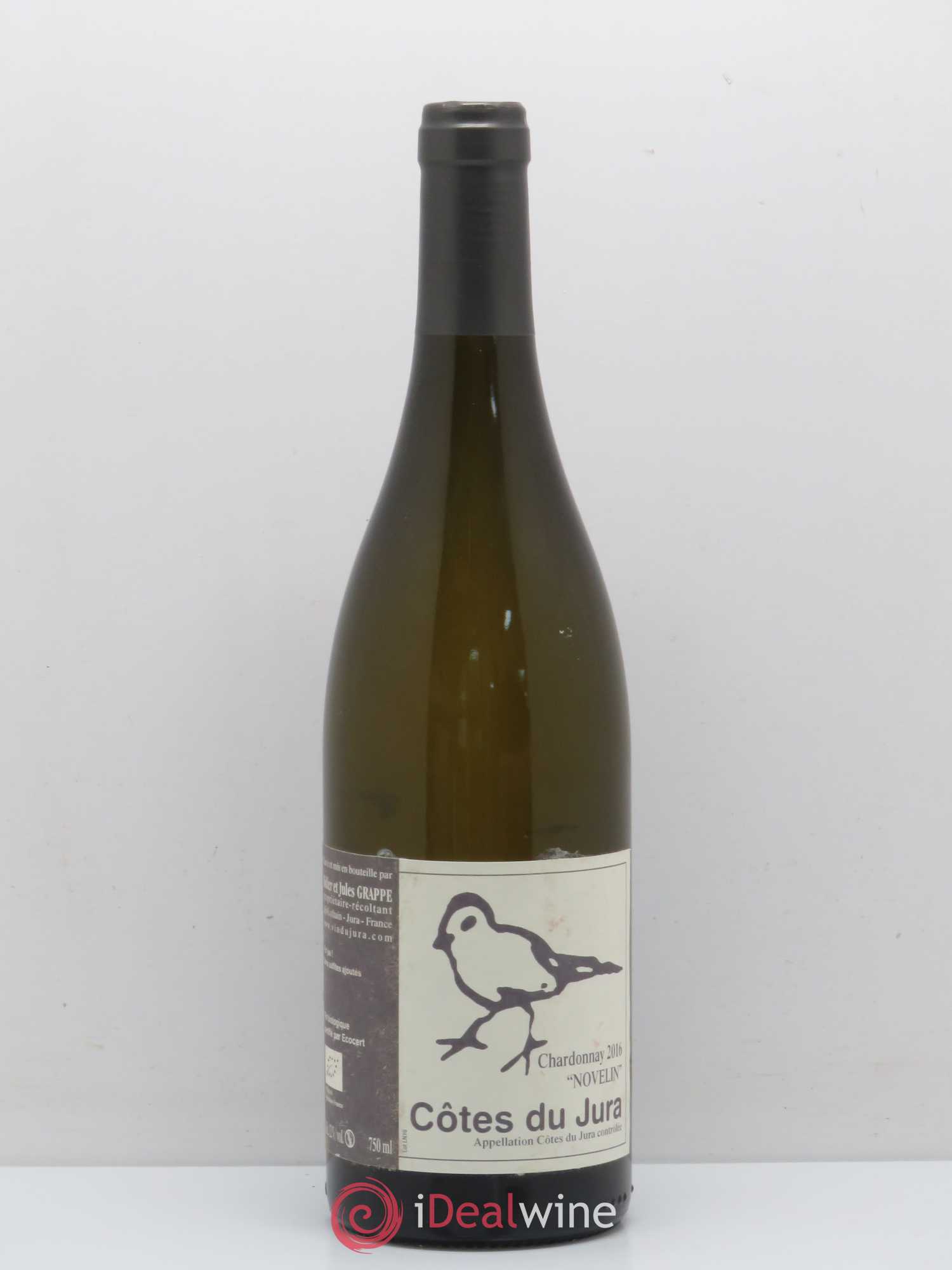 Côtes du Jura Novelin Domaine Didier Grappe 2016 - Posten von 1 Flasche - 0