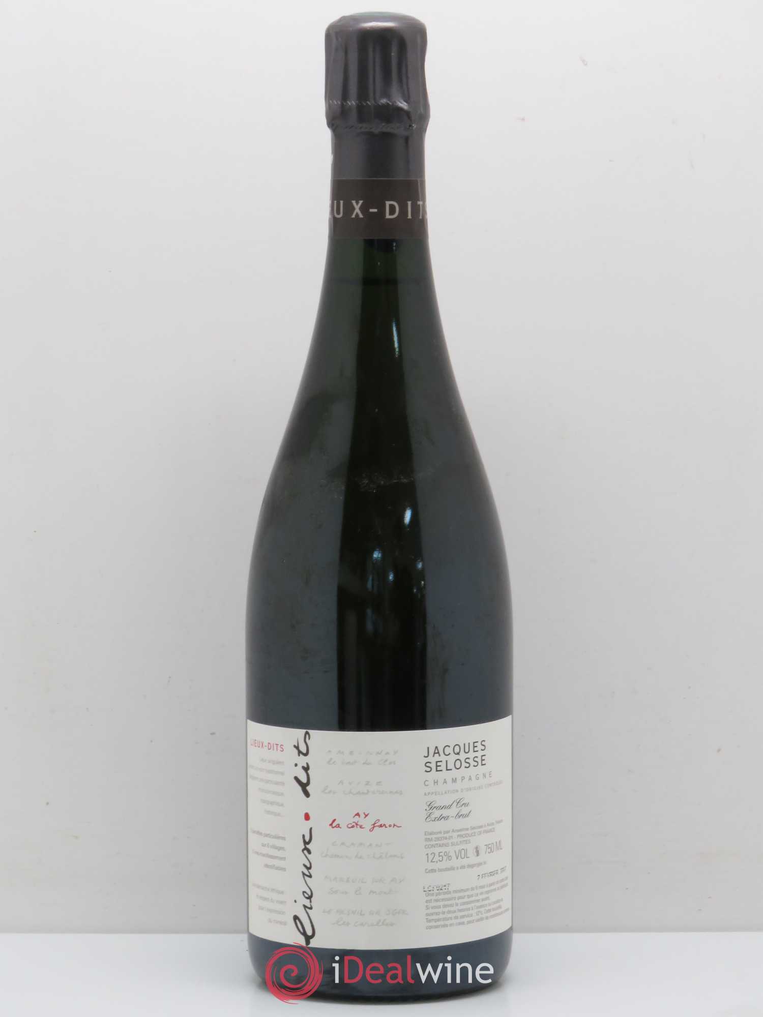 La Côte Faron Blanc de Noirs Grand Cru Extra-Brut Jacques Selosse - Lot de 1 bouteille - 0