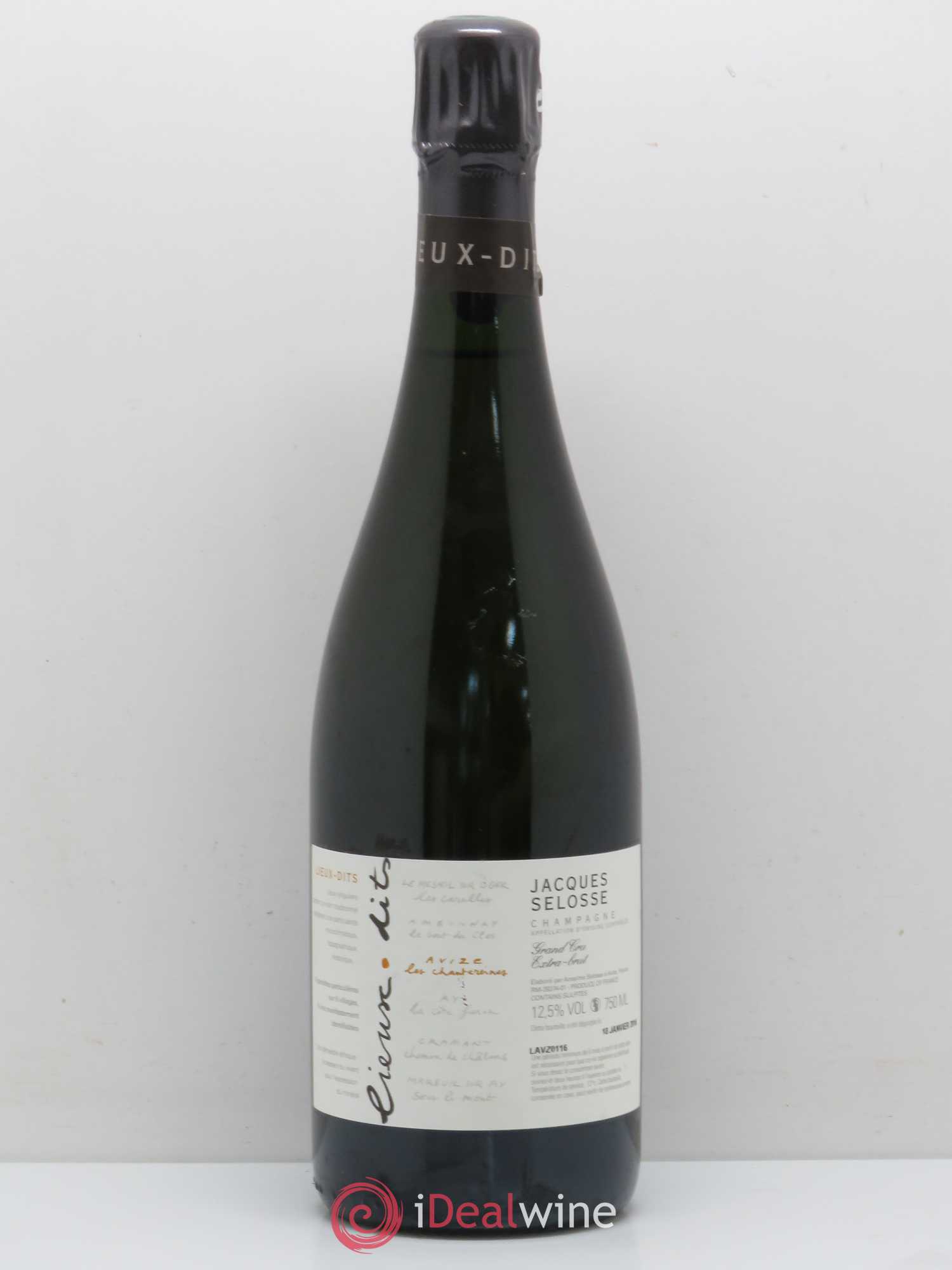 Avize Les Chantereines Grand Cru Extra-Brut Jacques Selosse - Lot de 1 bouteille - 0