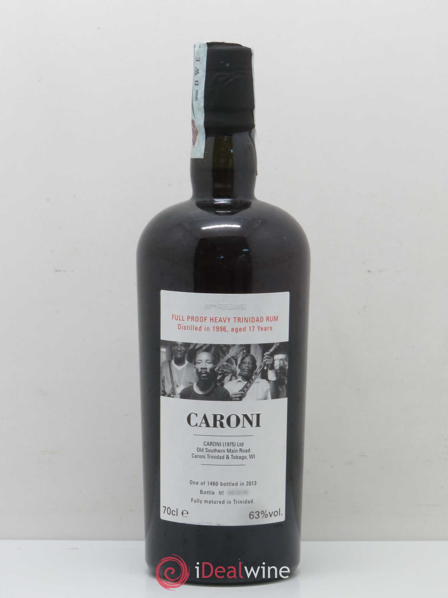 Rhum Caroni Heavy Trinidad Rum Full Proof 17 ans d'age 1996 - Lotto di 1 bottiglia - 0