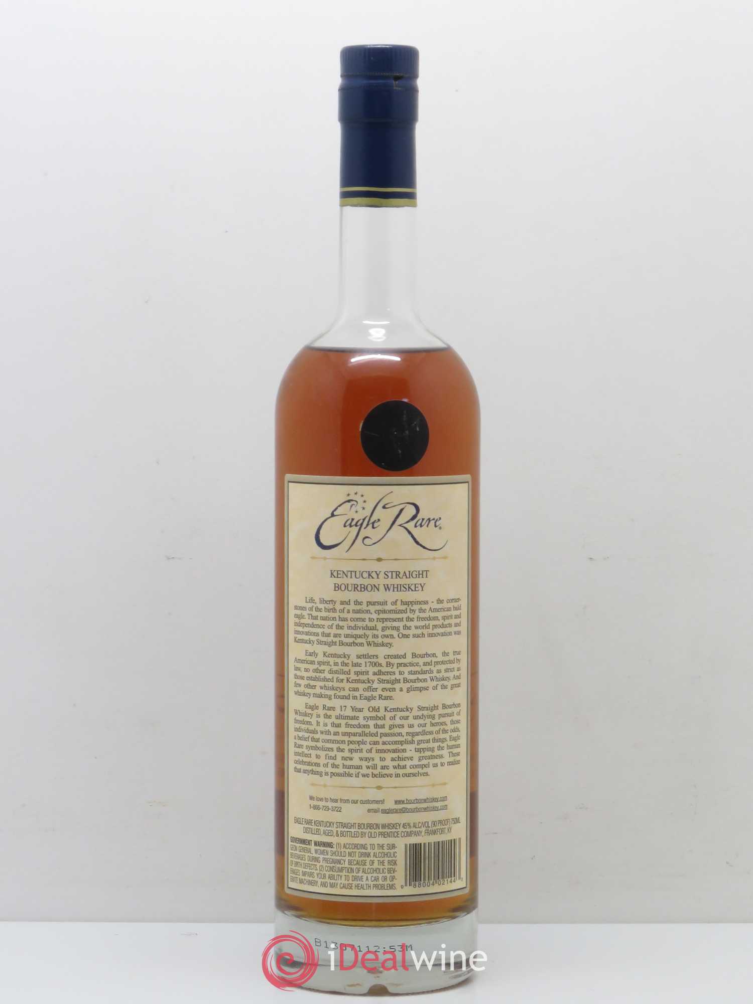Whisky Eagle Rare 17 ans Kentucky Sytaight Bourbon - Lotto di 1 bottiglia - 1