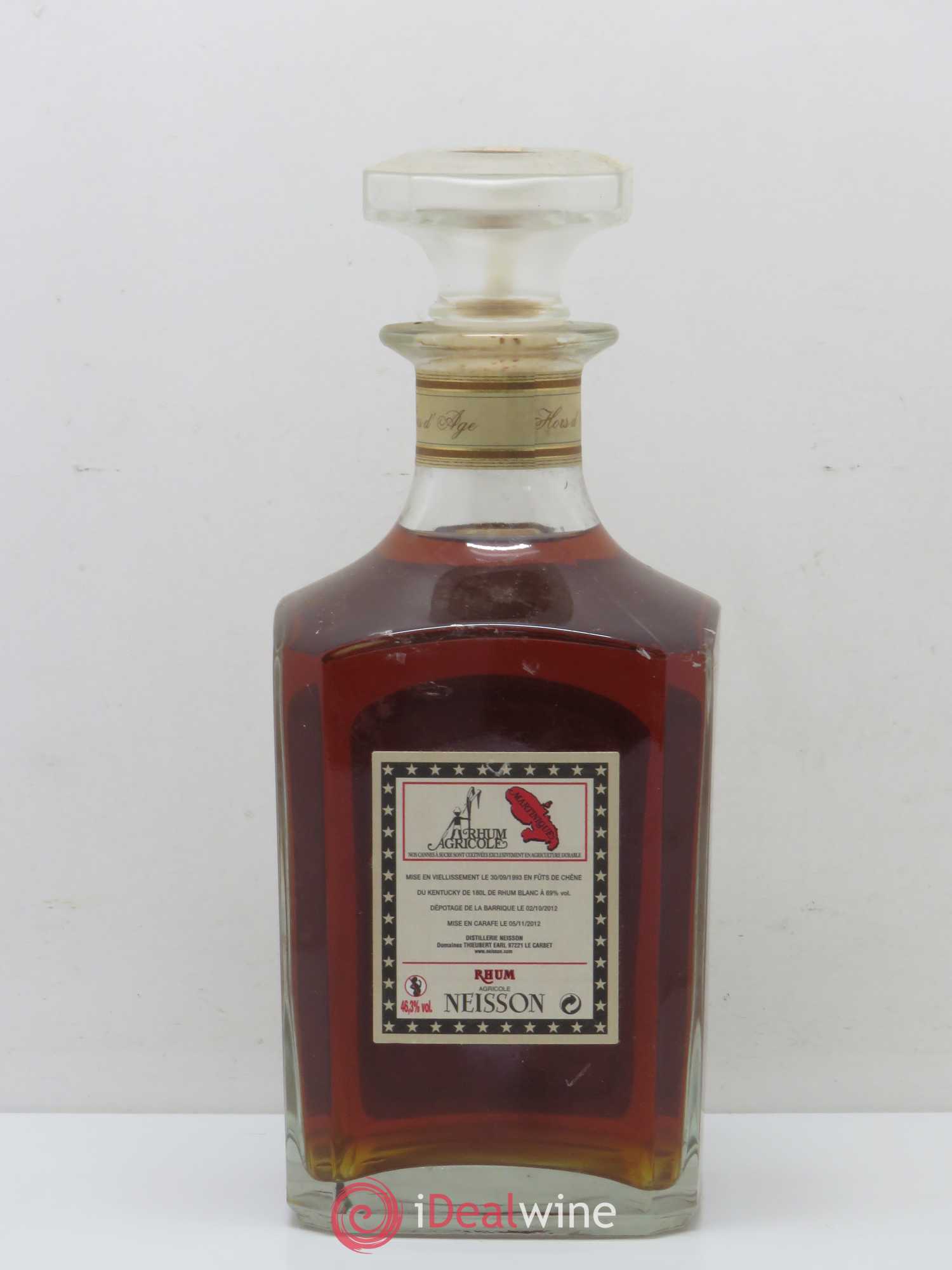 Rhum Distillerie Neisson Hors d'age brut de fût  1993 - Posten von 1 Flasche - 1