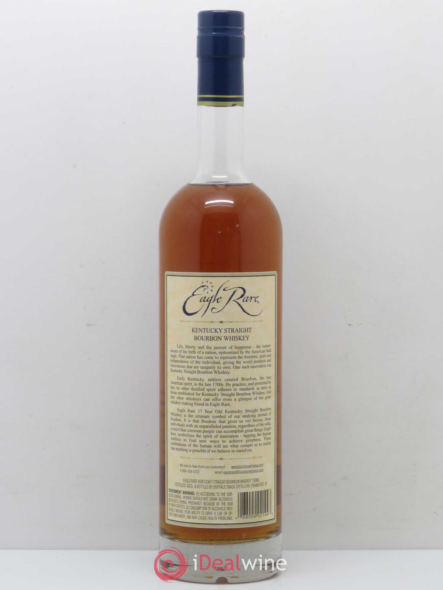 Whisky Eagle Rare 17 ans Kentucky Sytaight Bourbon - Lot de 1 bouteille - 1