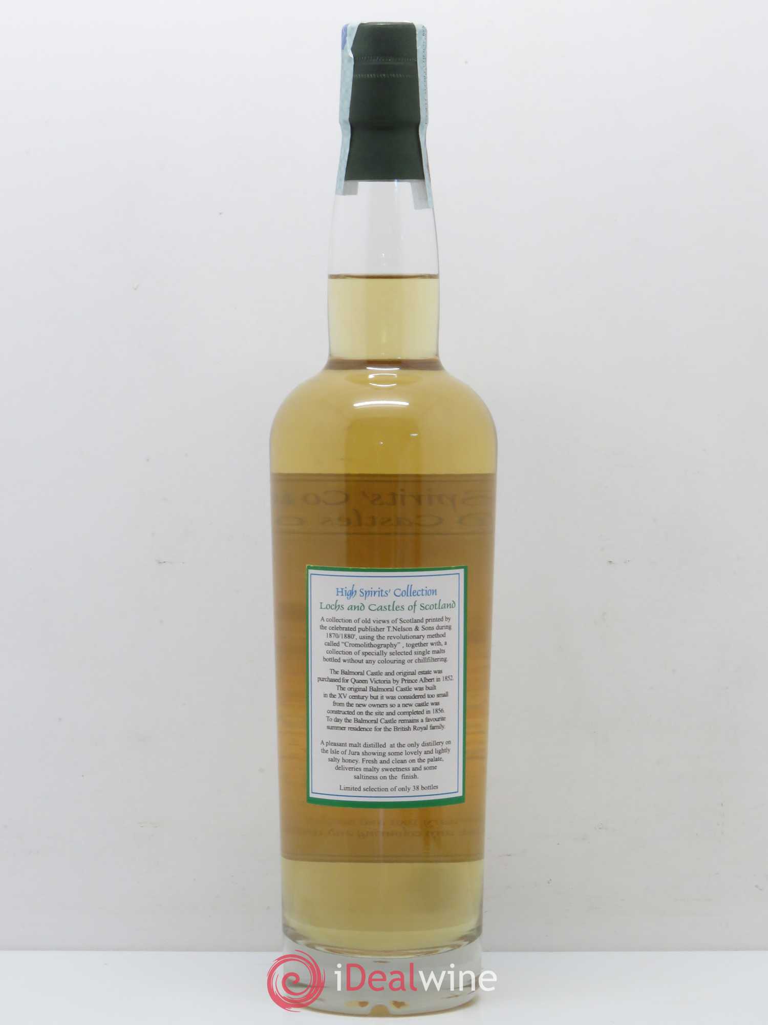 Whisky Jura Single Malt 16 ans High Spirits Selection Lochs and Castles of Scotland - Lot de 1 bouteille - 1
