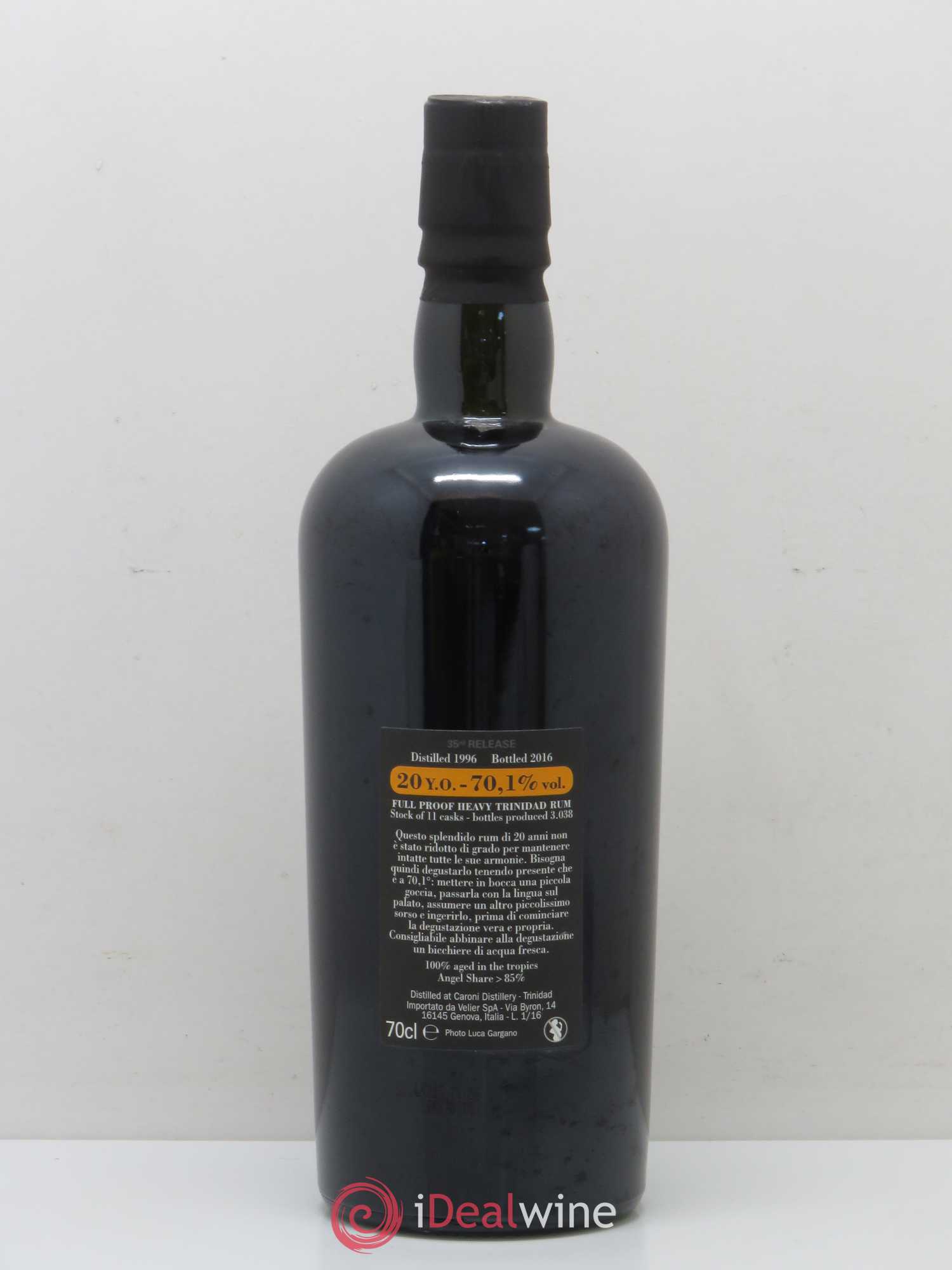 Rhum Caroni Full Proof Heavy Trinidad 20 ans d'age 1996 - Posten von 1 Flasche - 1