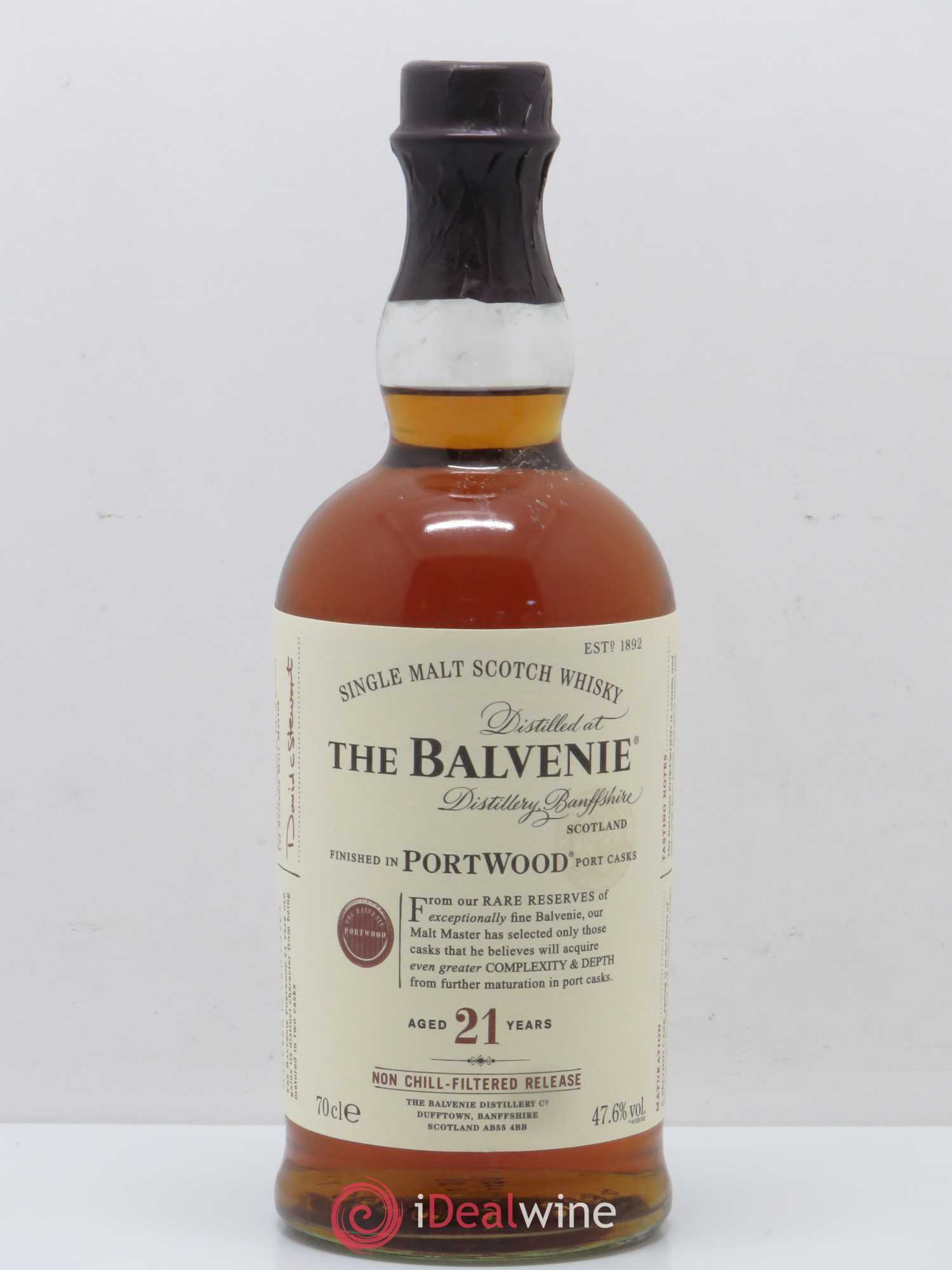 Whisky The Balvenie Single Malt 21 ans Portwood finished - Posten von 1 Flasche - 0