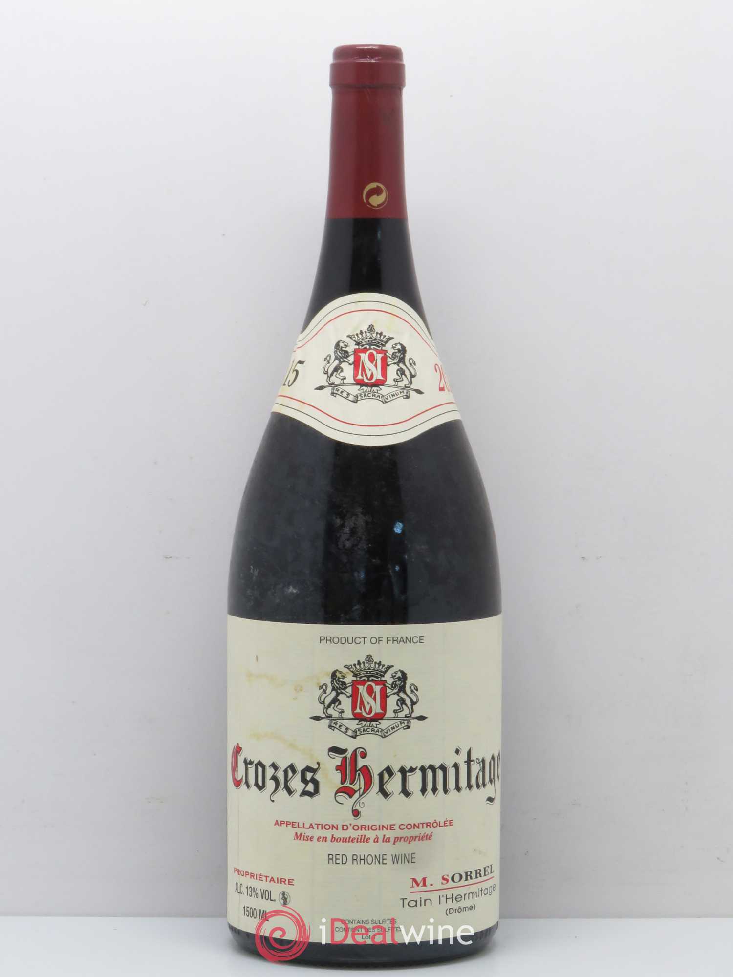 Crozes-Hermitage Domaine Marc Sorrel 2015 - Posten von 1 Magnum - 0