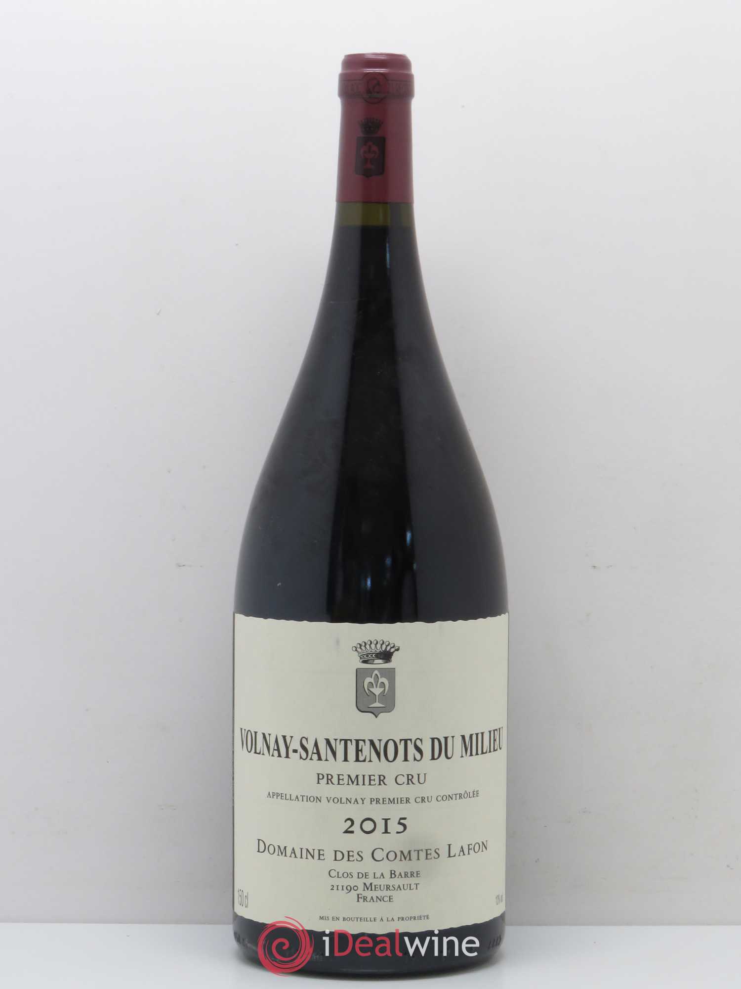 Volnay 1er Cru Santenots du Milieu Comtes Lafon (Domaine des) 2015 - Lot de 1 magnum - 0