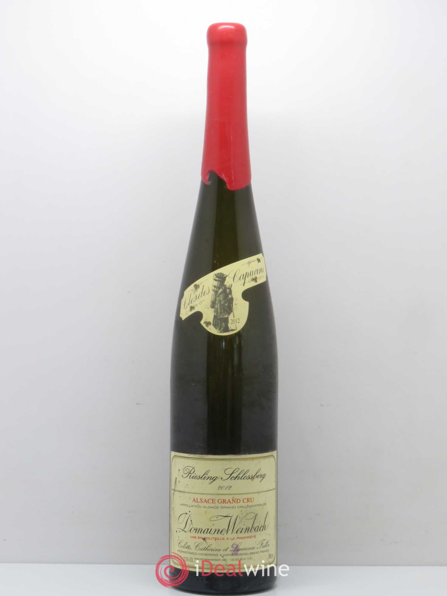 Alsace Grand Cru Schlossberg Riesling Weinbach (Domaine) Clos des capucins 2012 - Posten von 1 Magnum - 0