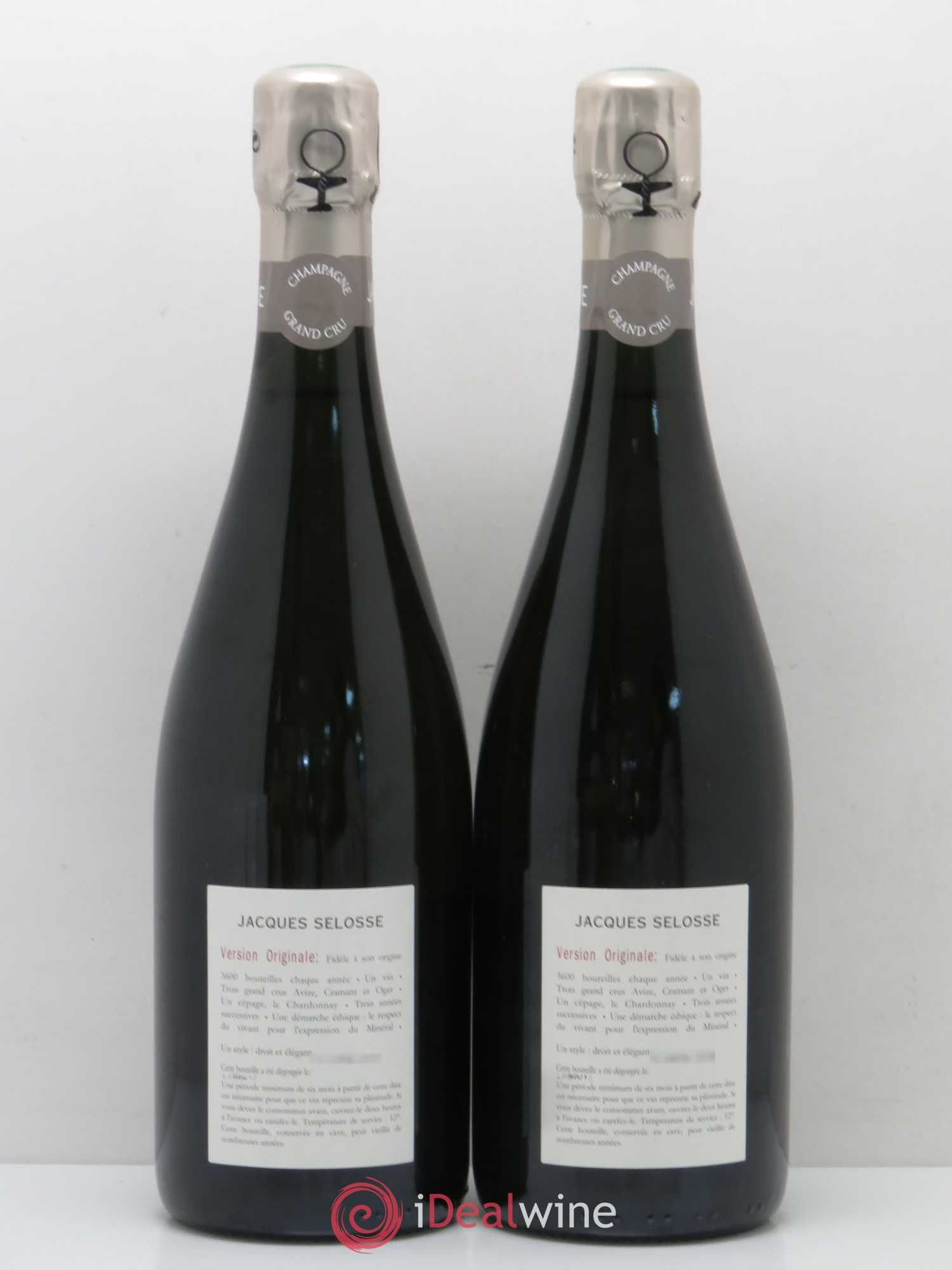 Version Originale Jacques Selosse - Lot de 2 bouteilles - 1