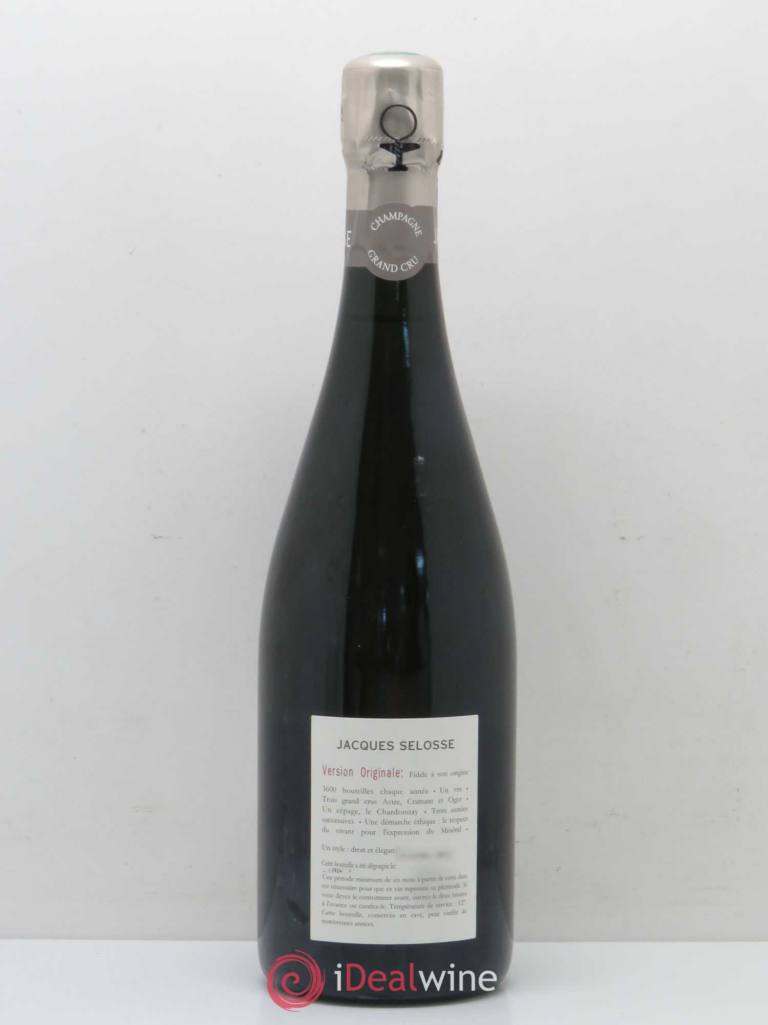 Version Originale Jacques Selosse - Lot de 1 bouteille - 1