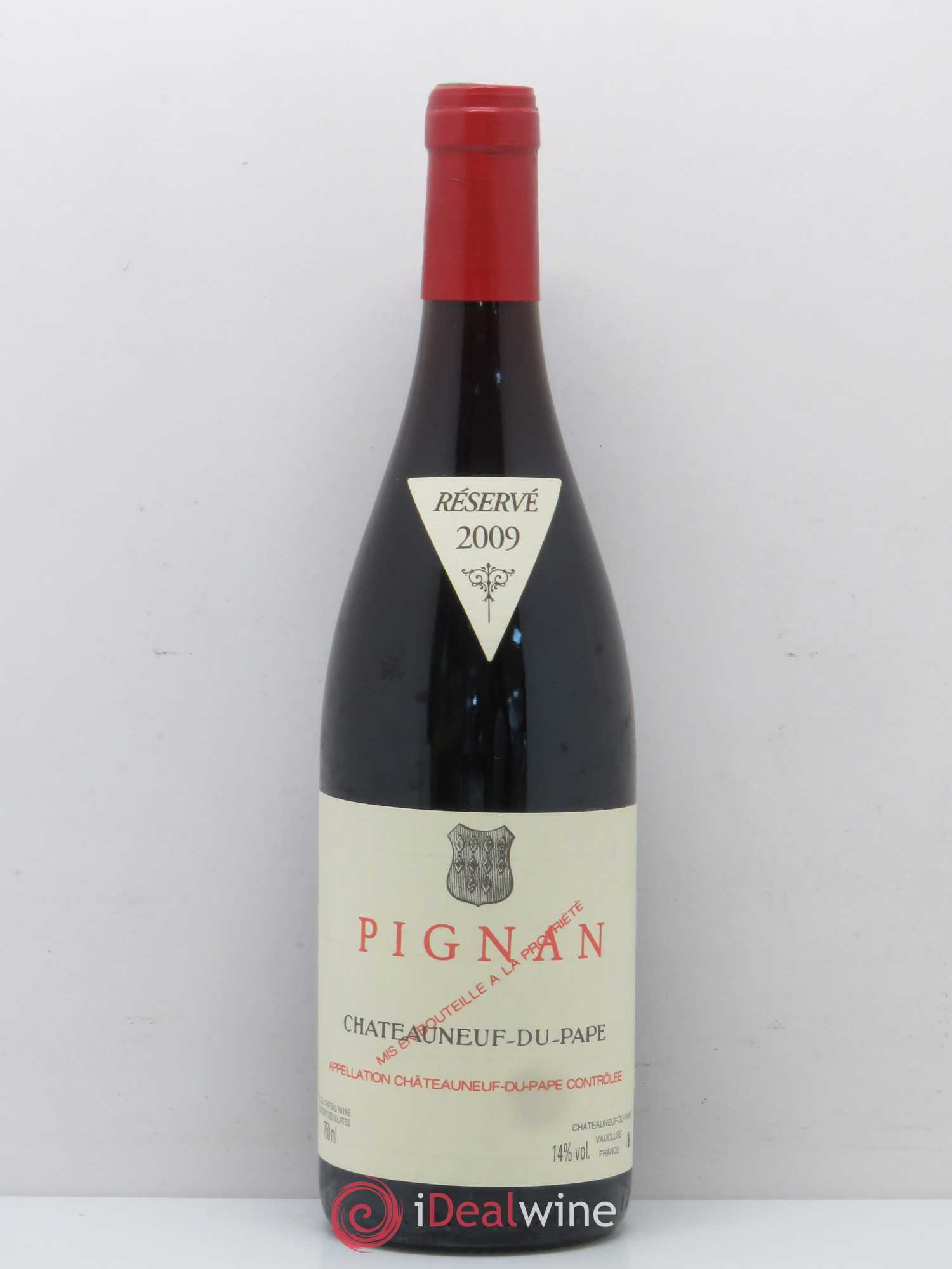 Châteauneuf-du-Pape Pignan Emmanuel Reynaud 2009 - Lot de 1 bouteille - 0