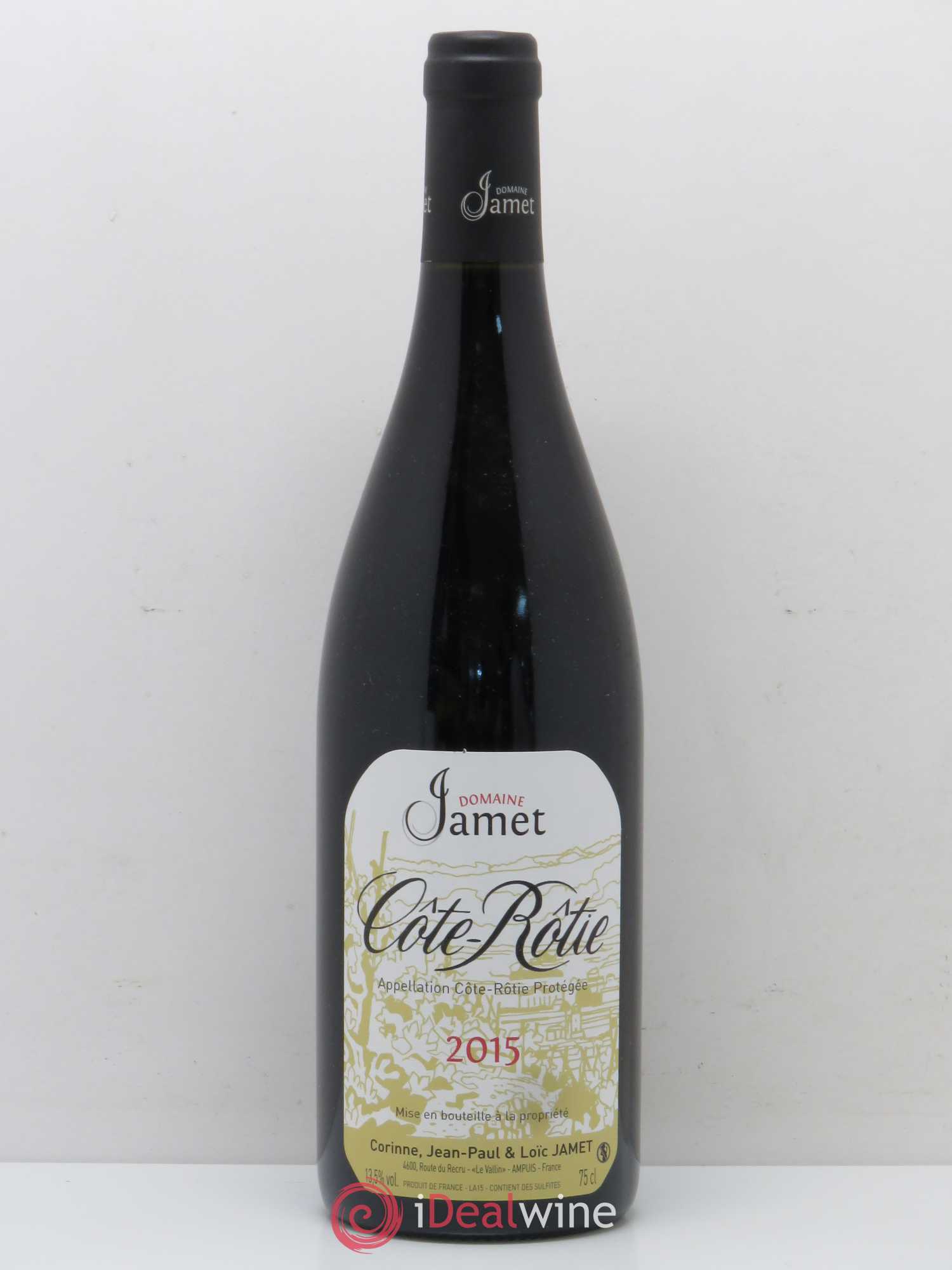 Côte-Rôtie Jamet (Domaine) 2015 - Lot de 1 bouteille - 0