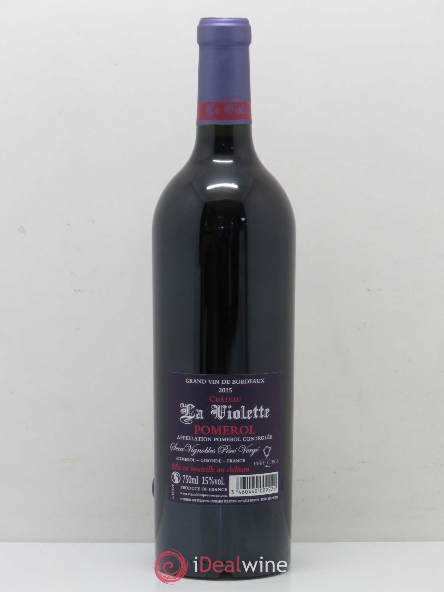Château la Violette 2015 - Lot de 1 bouteille - 1