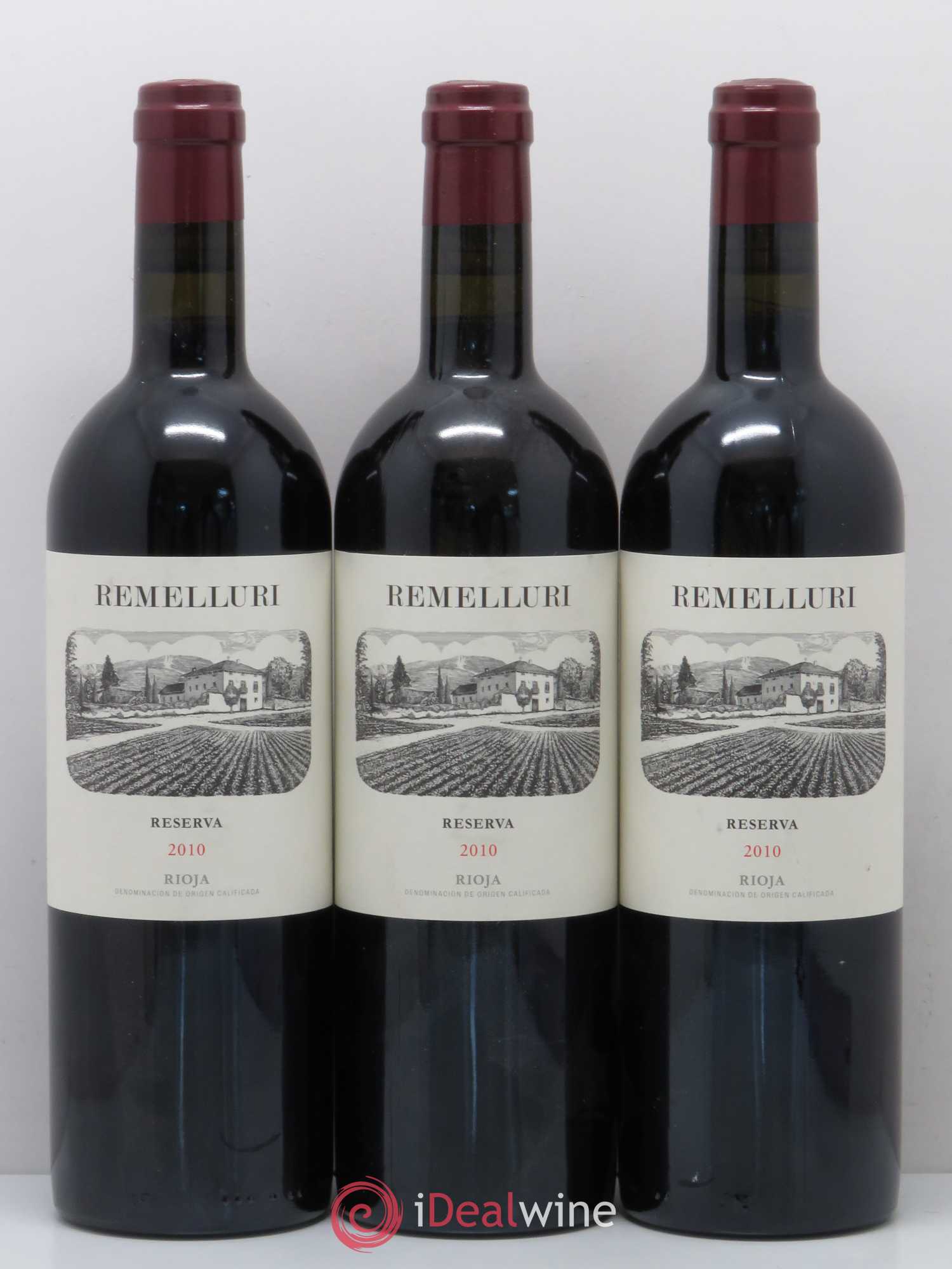 Rioja DOCA Remelluri Reserva 2010 - Lotto di 3 bottiglie - 0