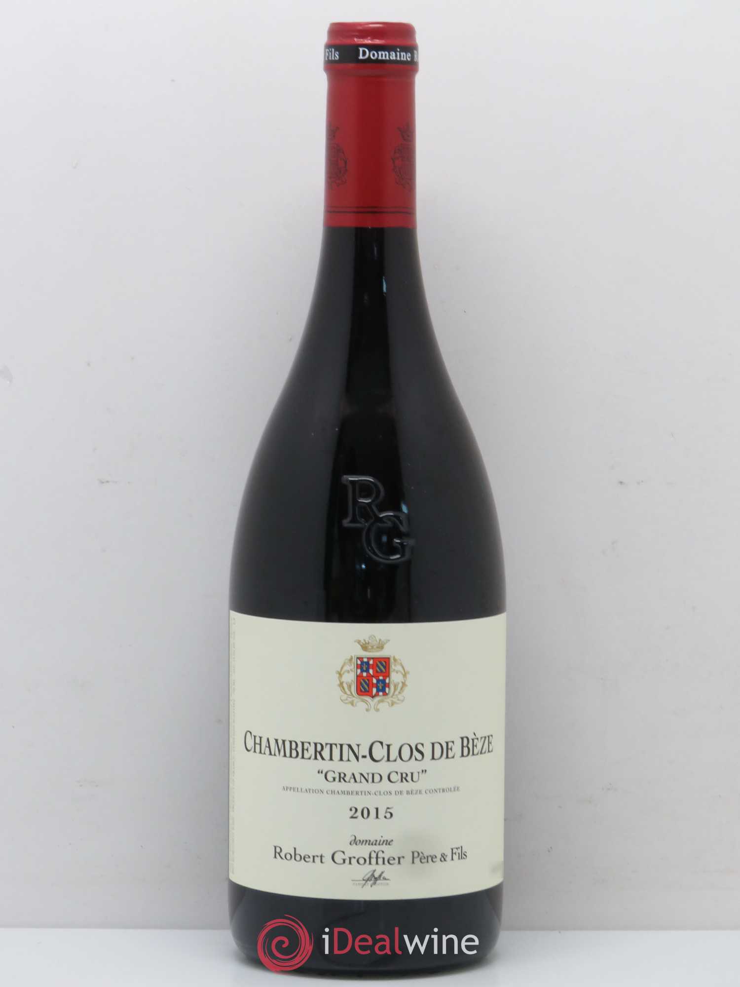 Chambertin Clos de Bèze Grand Cru Robert Groffier Père & Fils (Domaine) 2015 - Lot de 1 bouteille - 0