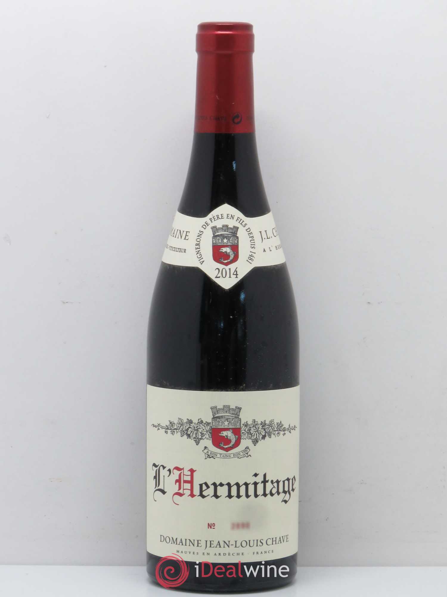 Hermitage Jean-Louis Chave 2014 - Lot de 1 bouteille - 0