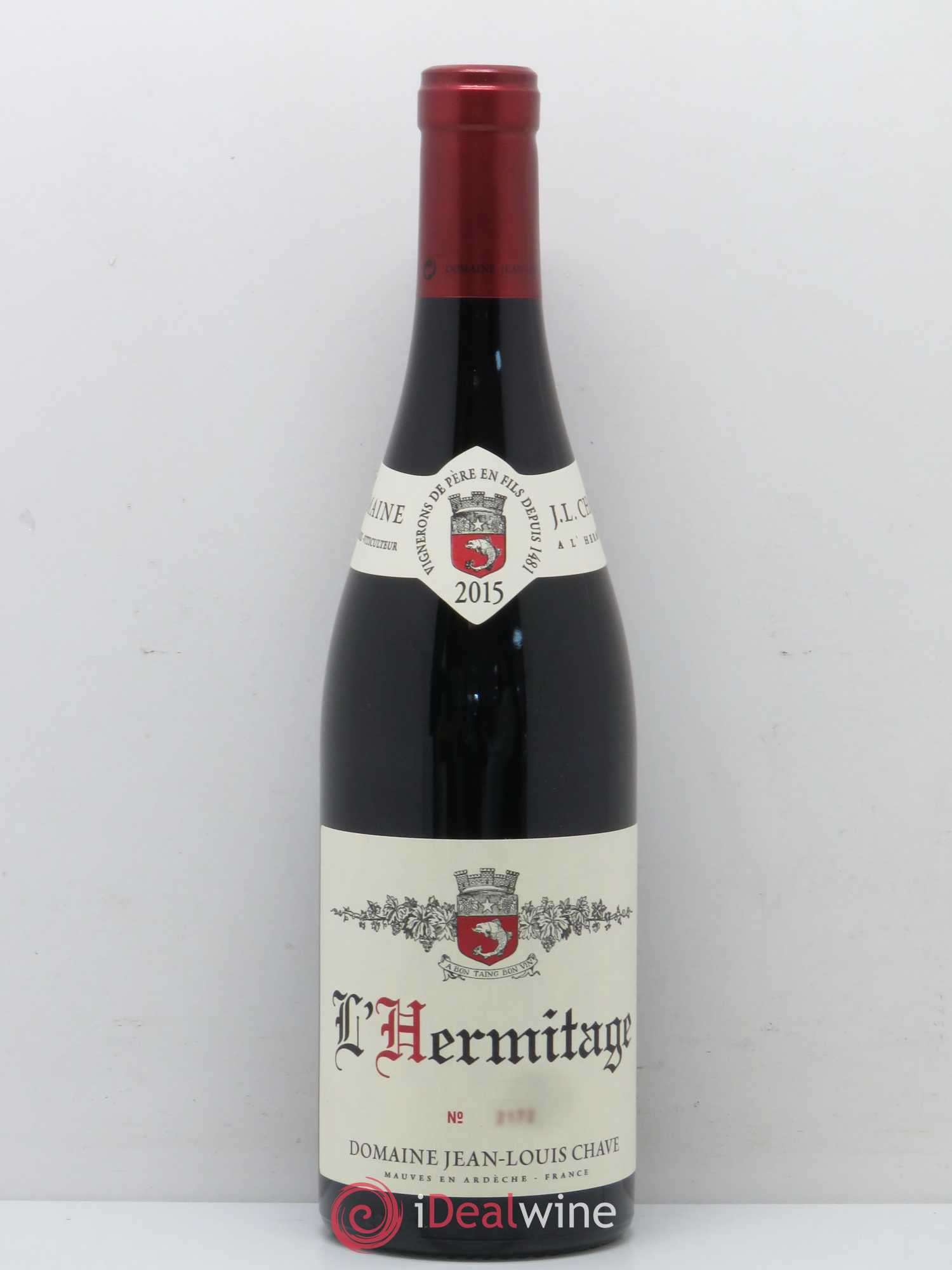 Hermitage Jean-Louis Chave 2015 - Lot de 1 bouteille - 0
